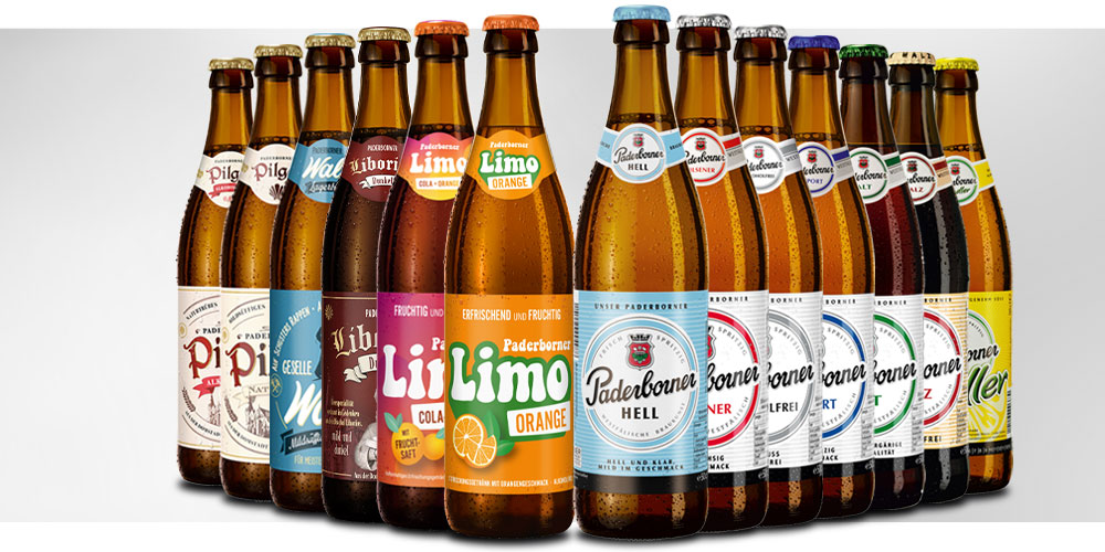 Paderborner Brauerei Sortiment