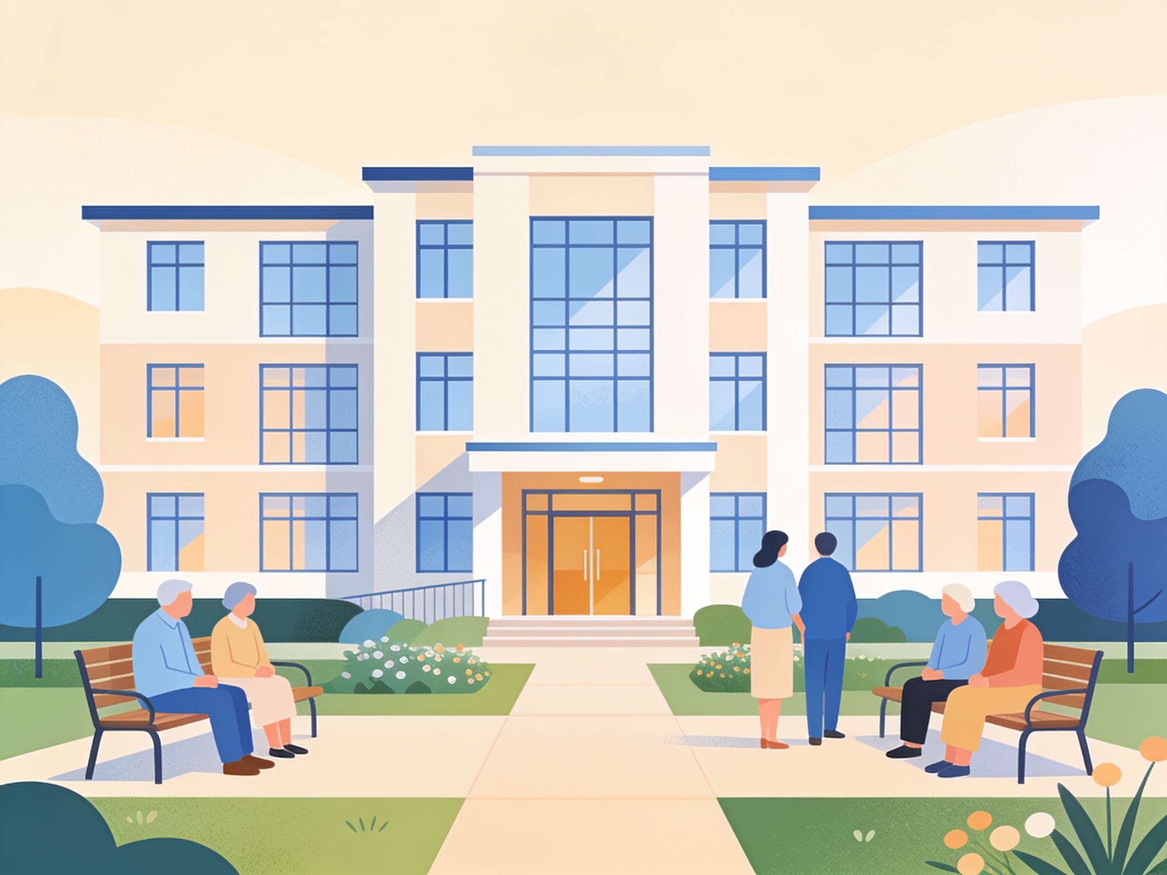 Residential Care — AI illustration
