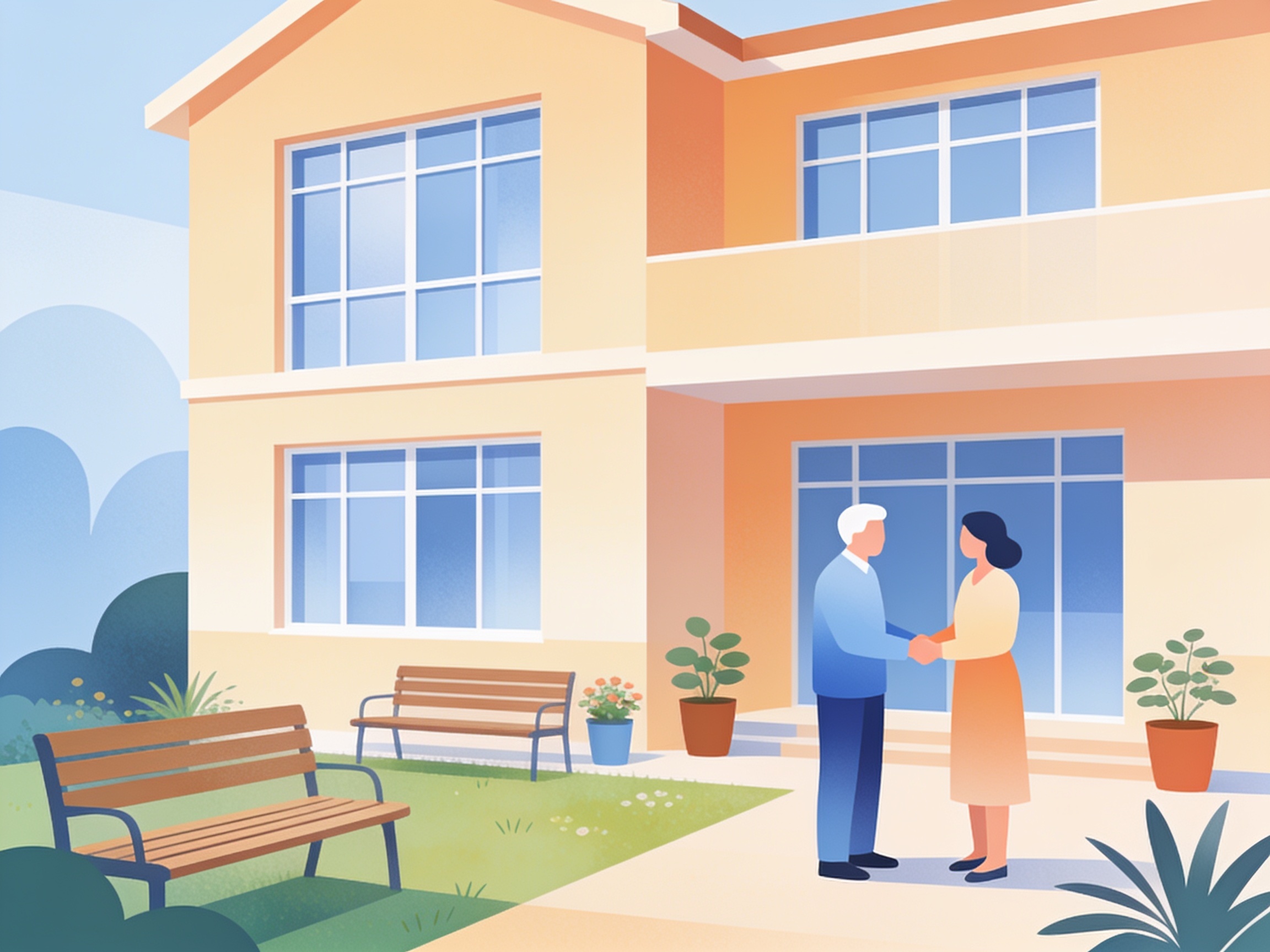 Residential Care — AI illustration
