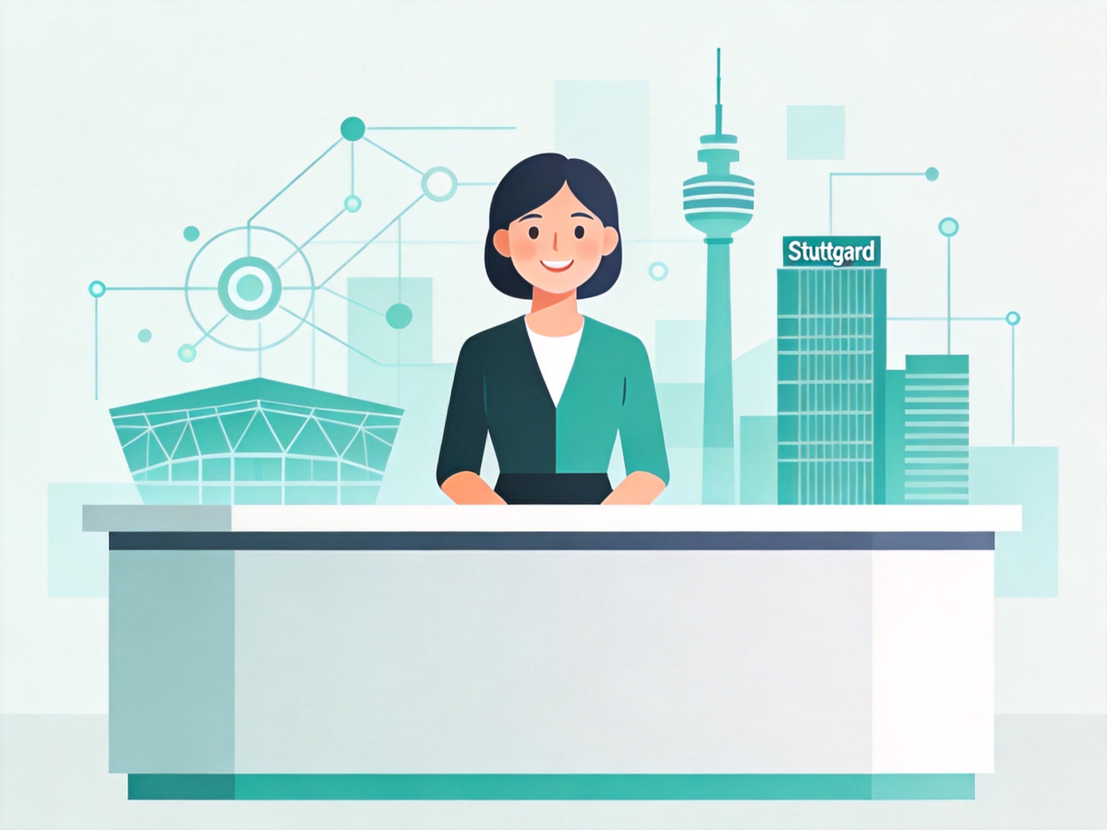 AI Receptionist — AI illustration
