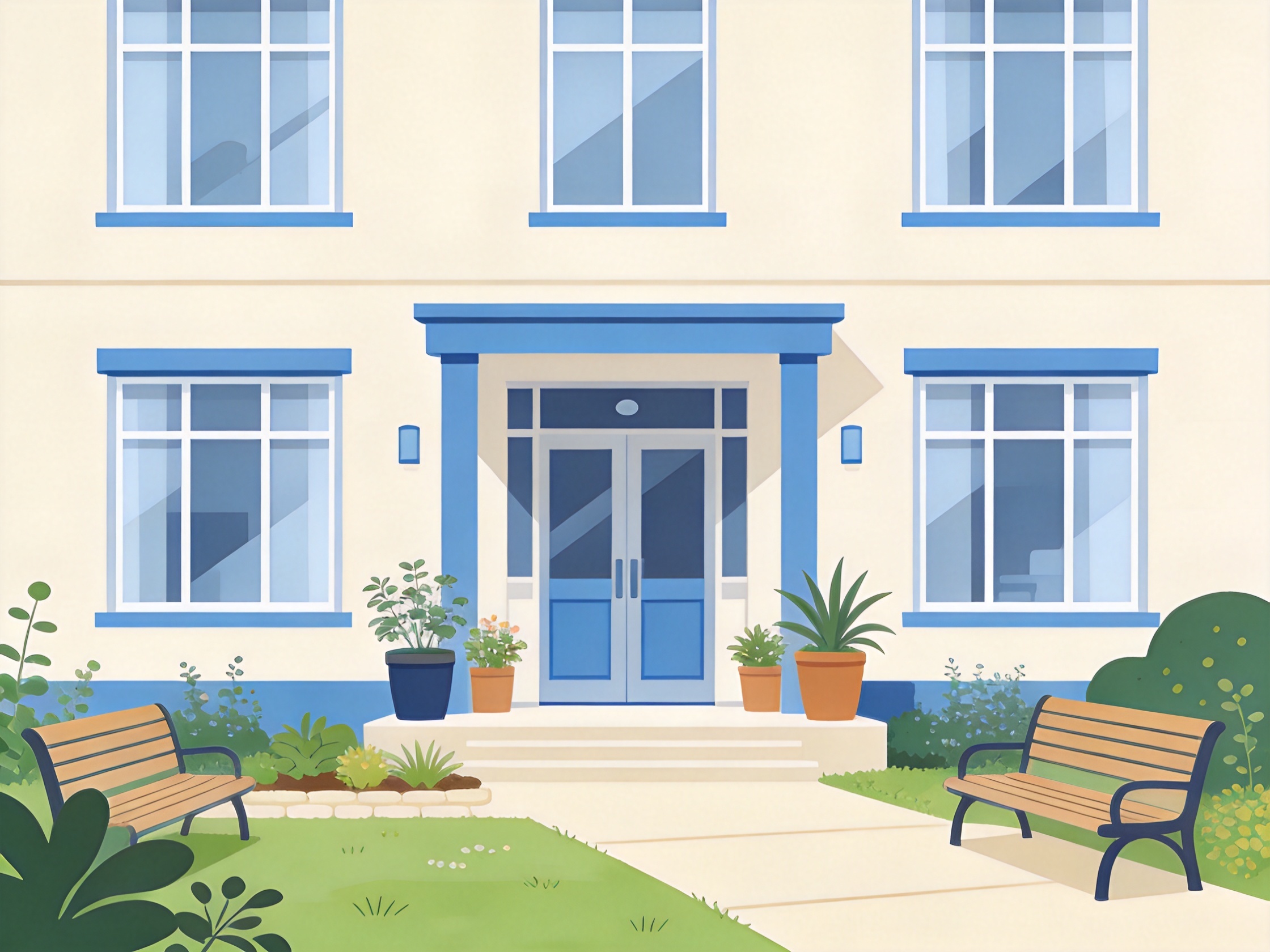 Care Home — AI illustration