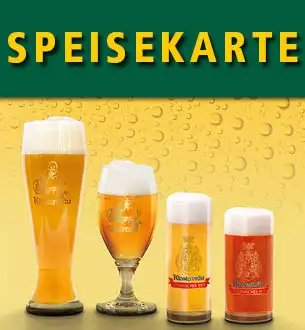 Speisekarte Gräfrather Klosterbräu