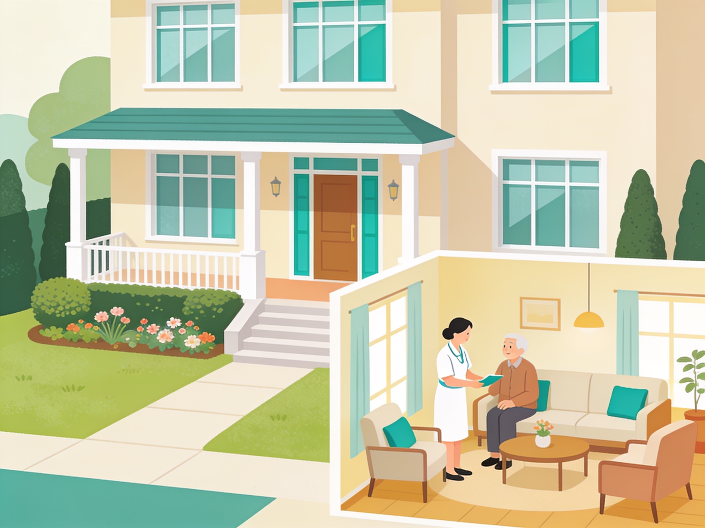 Residential Care — AI illustration