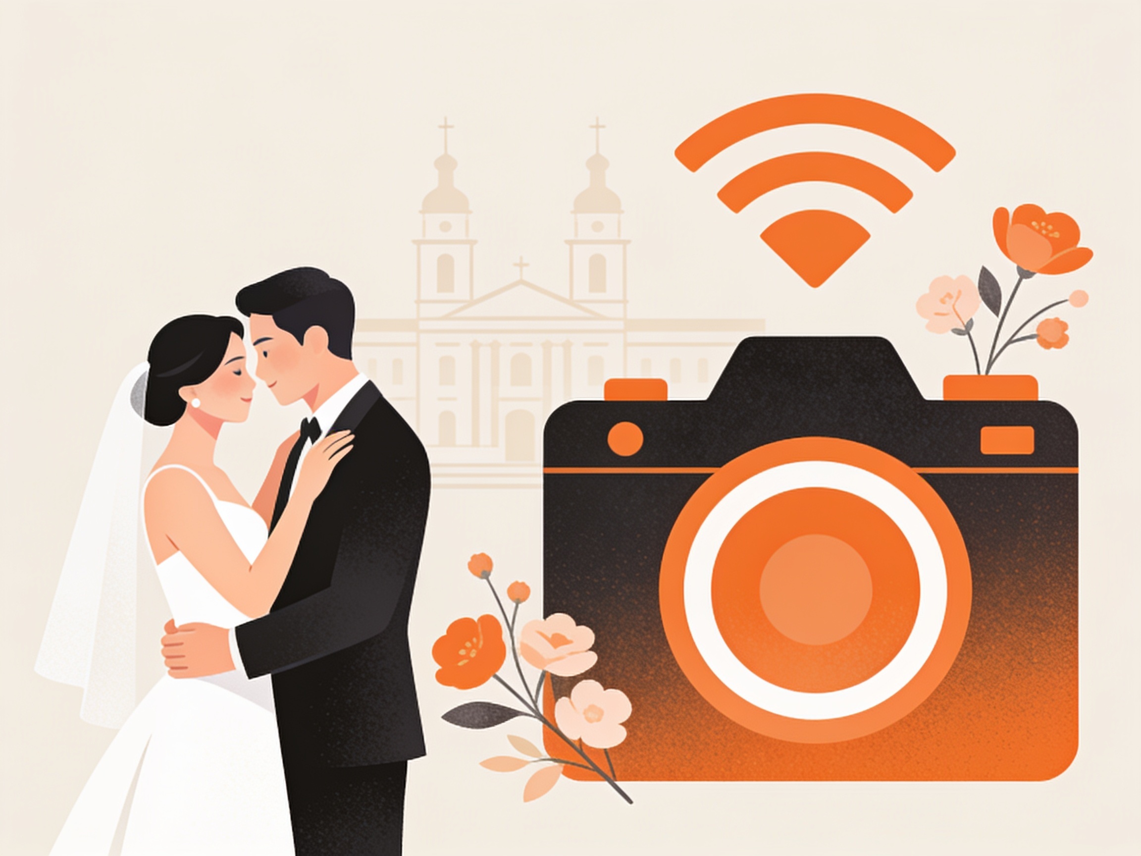 Hochzeitsfotograf — AI illustration