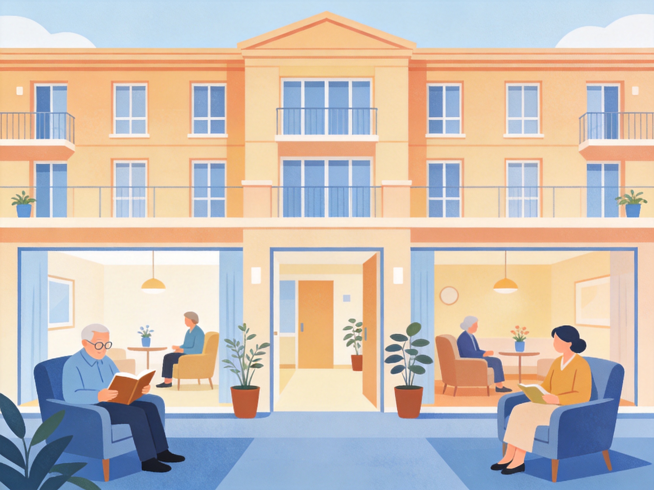 Residential Care — AI illustration