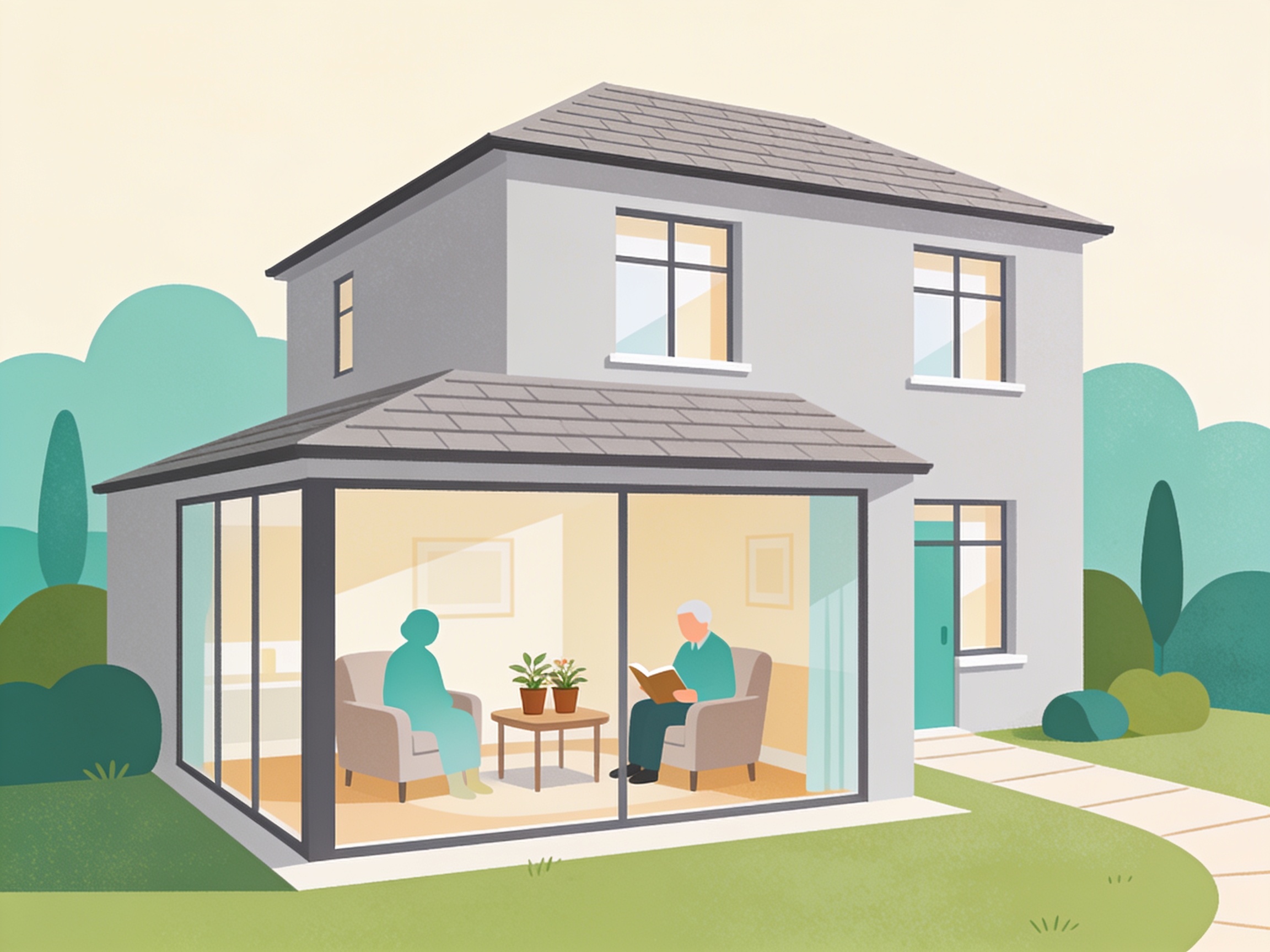 Residential Care — AI illustration
