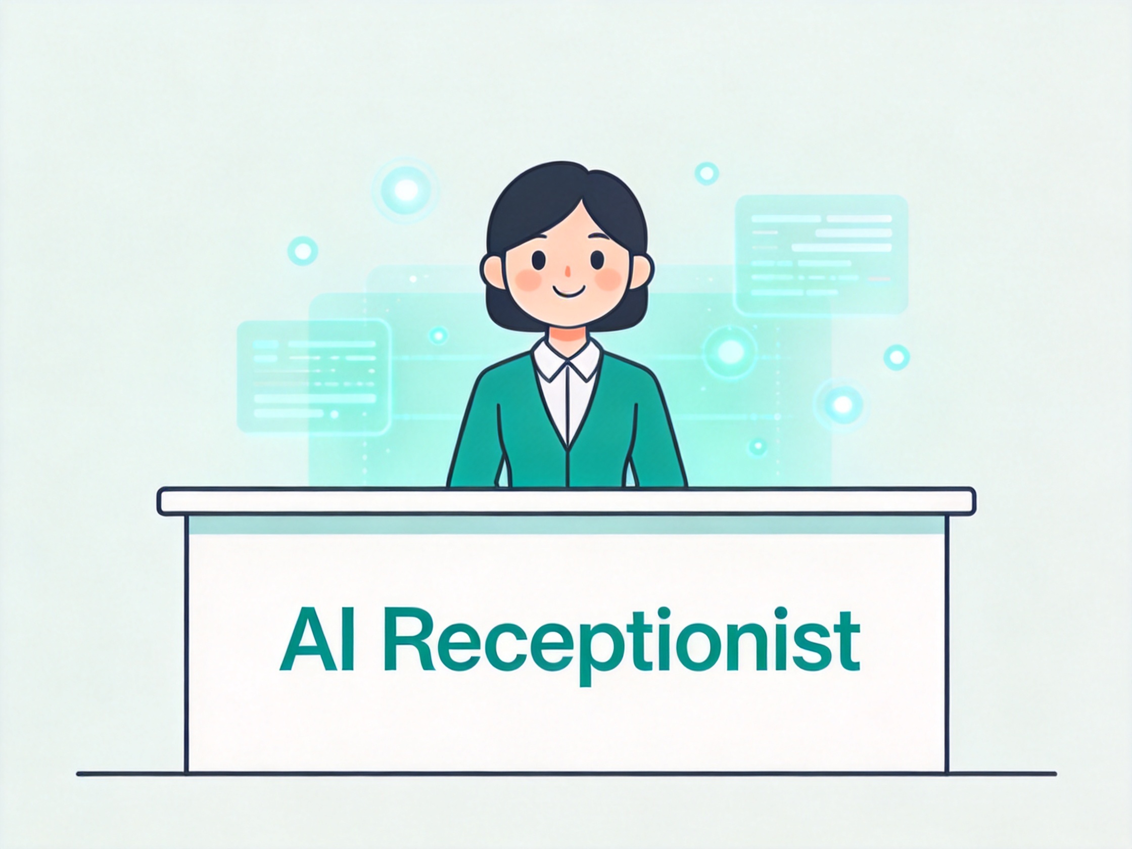 AI Receptionist — AI illustration