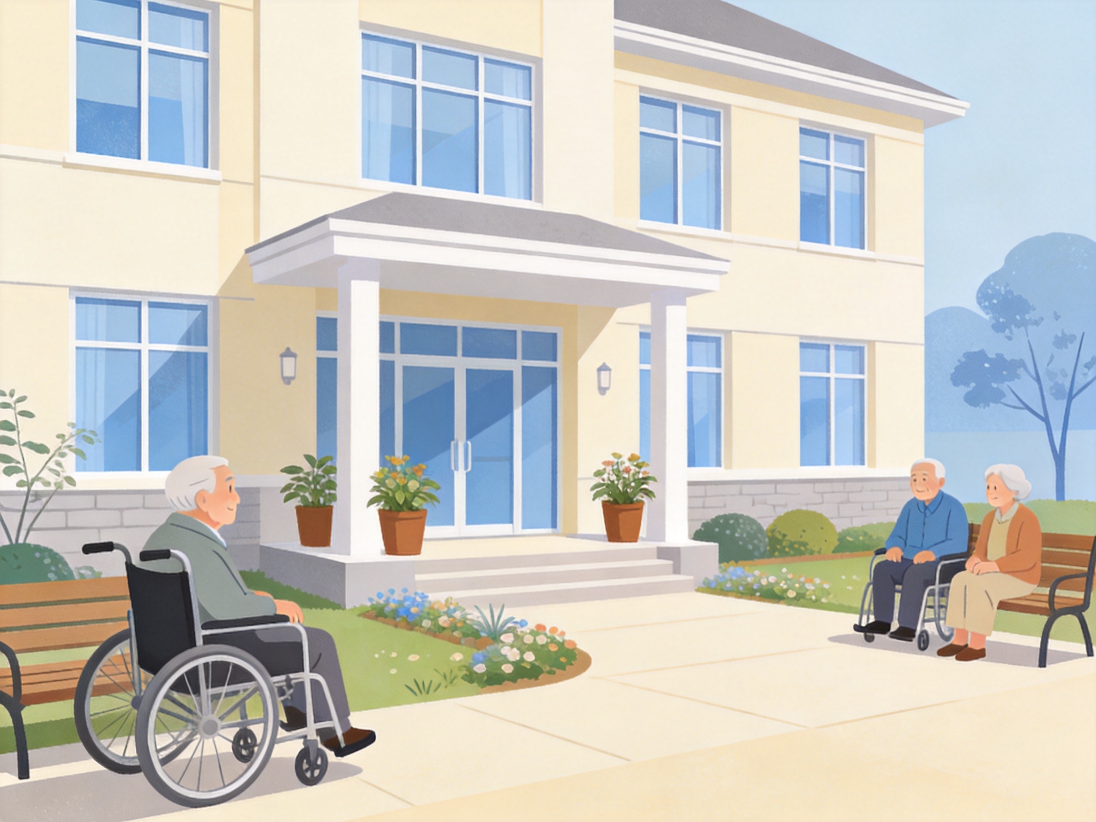 Nursing Home — AI illustration