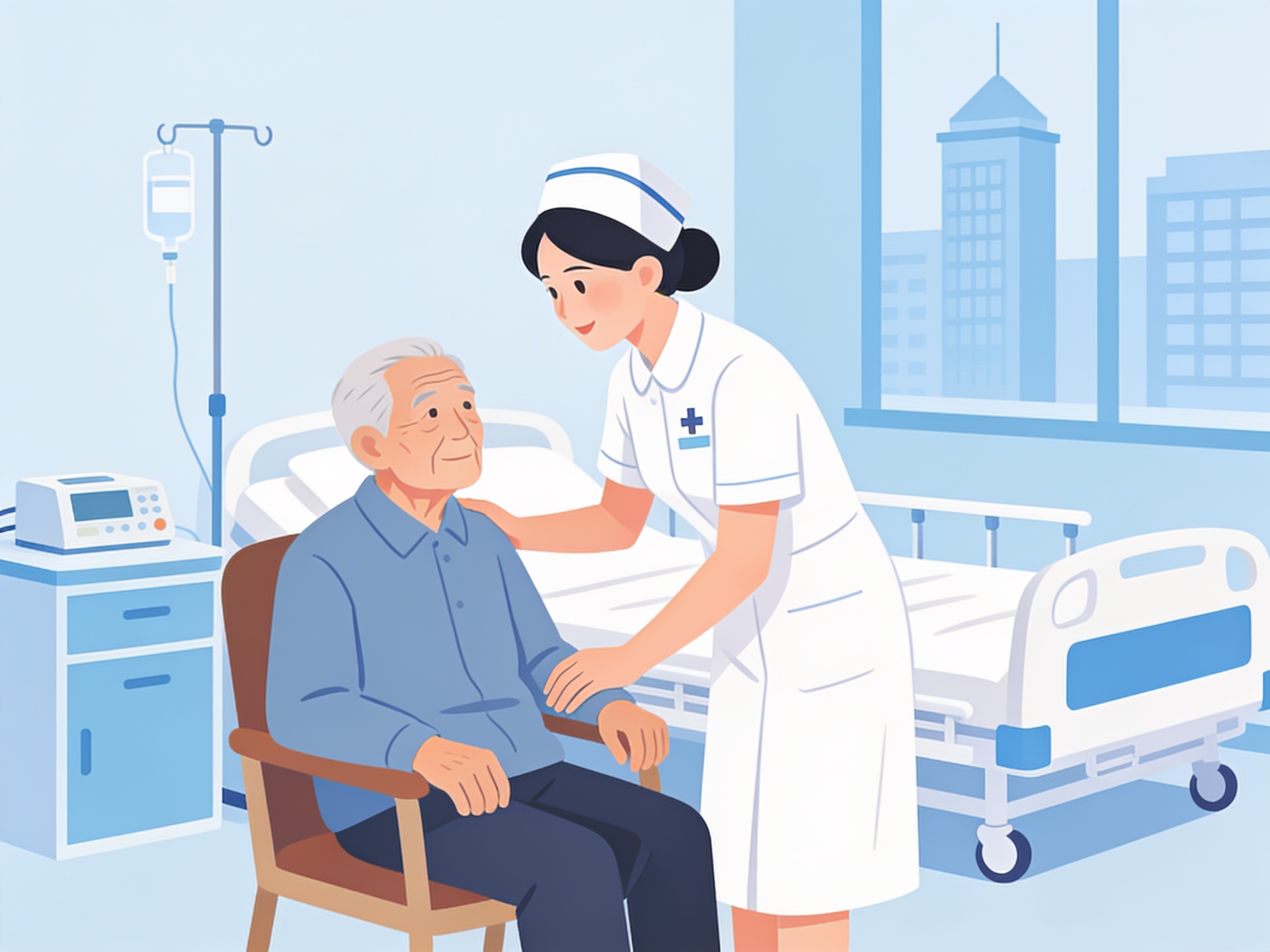 Nursing Care — AI illustration