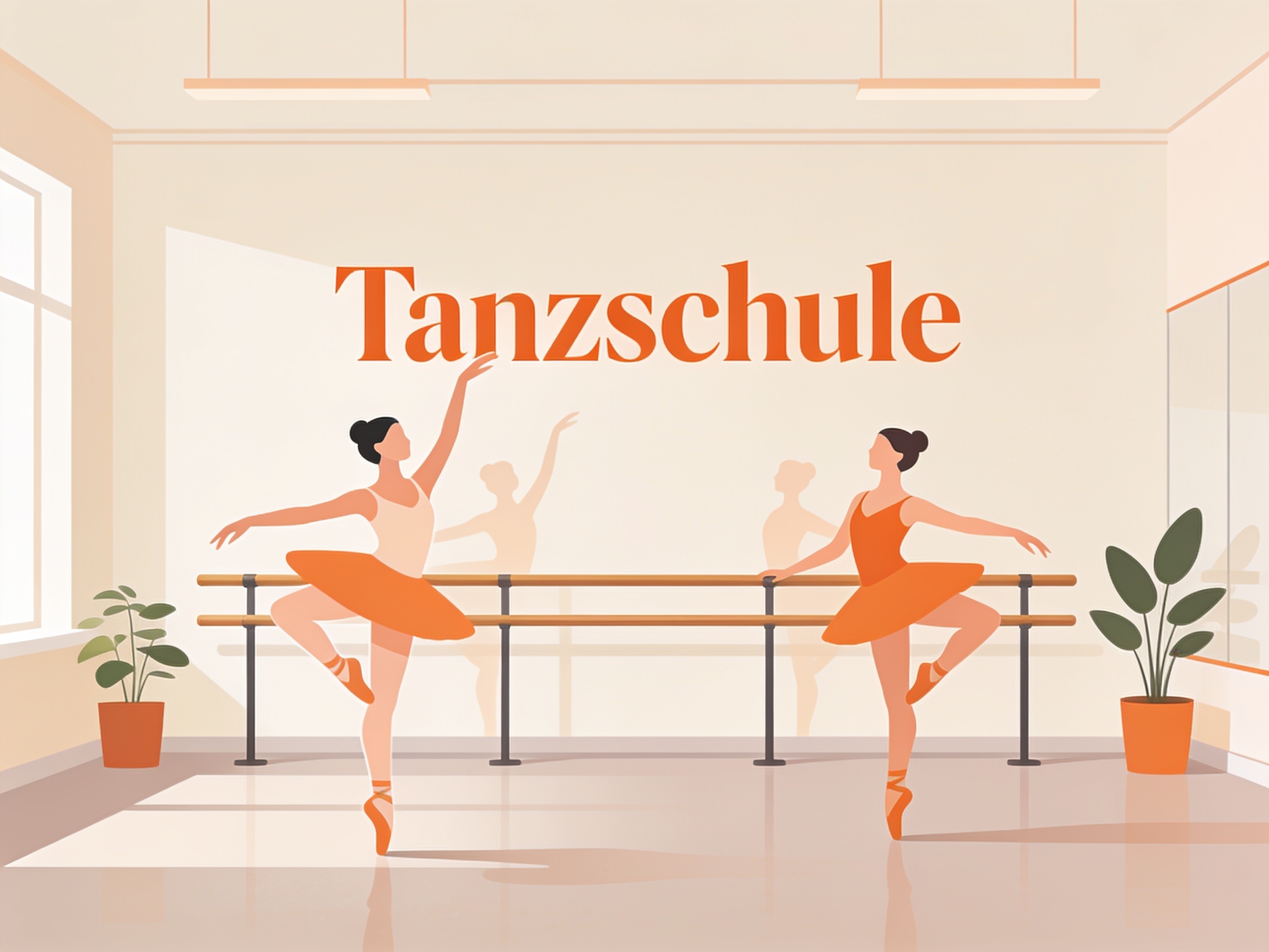 Tanzschule — AI illustration