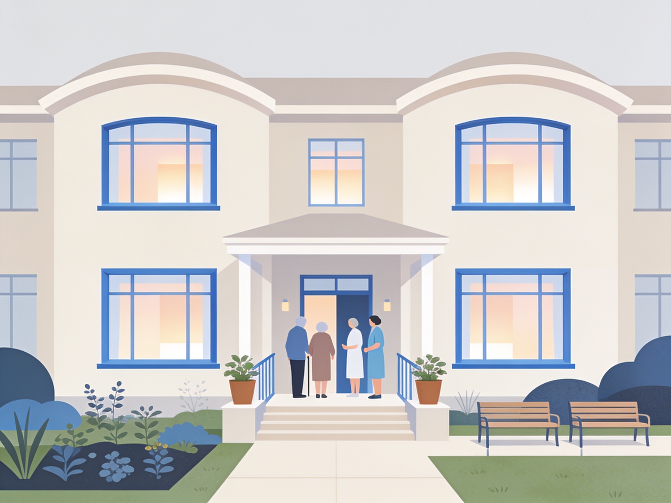 Residential Care — AI illustration