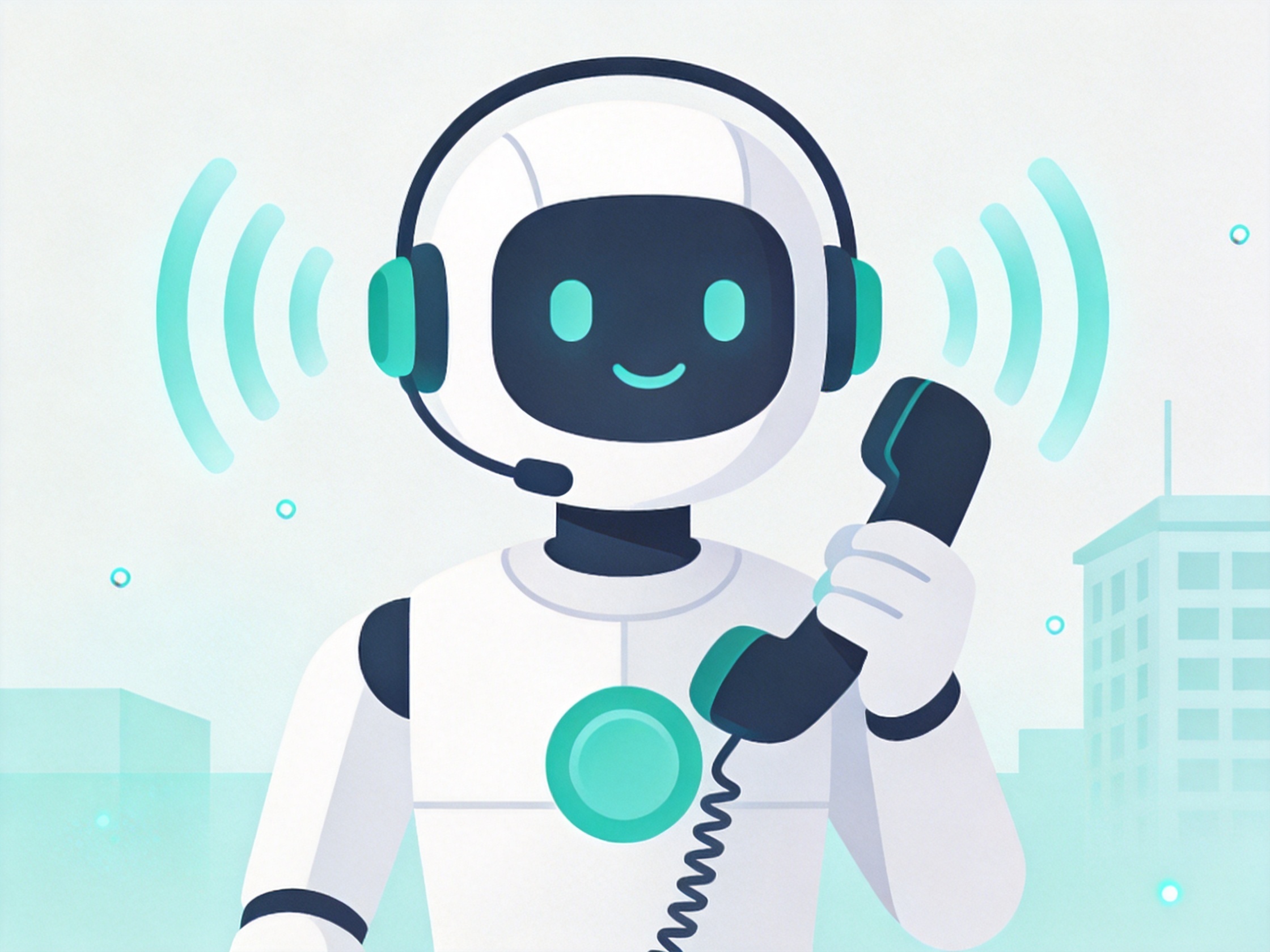 KI-Telefonassistent — AI illustration