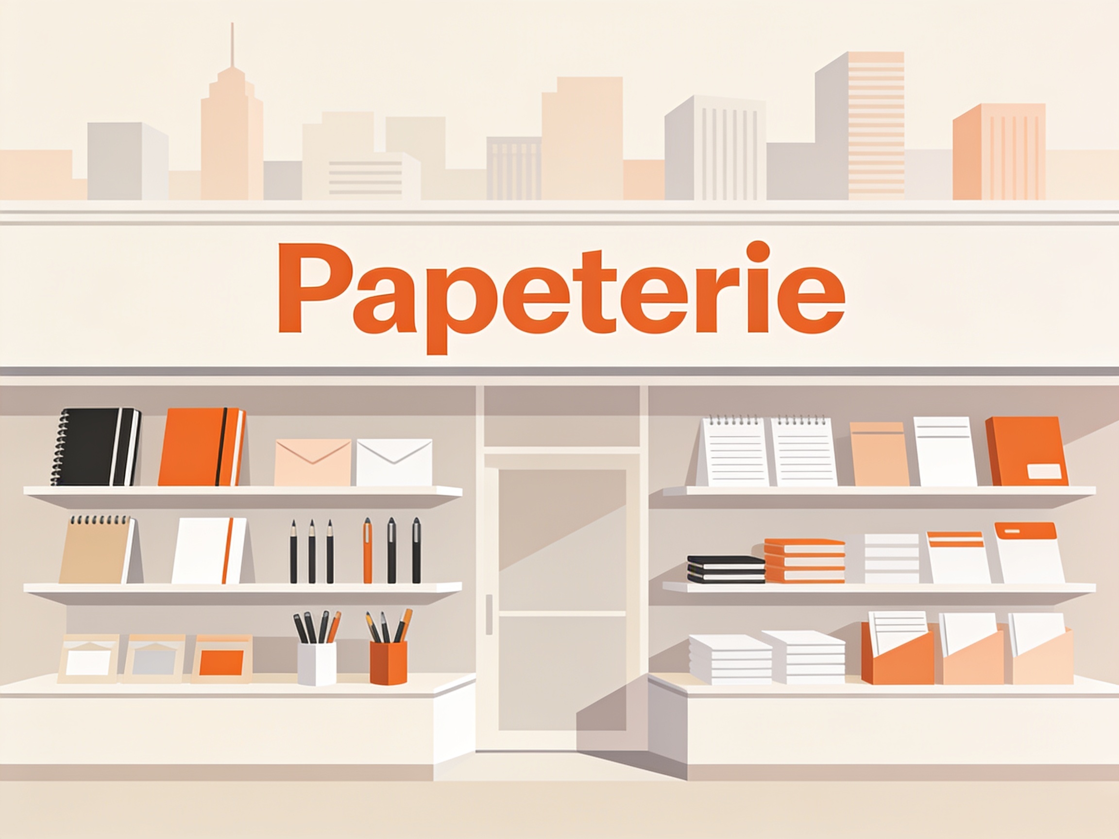 Papeterie — AI illustration