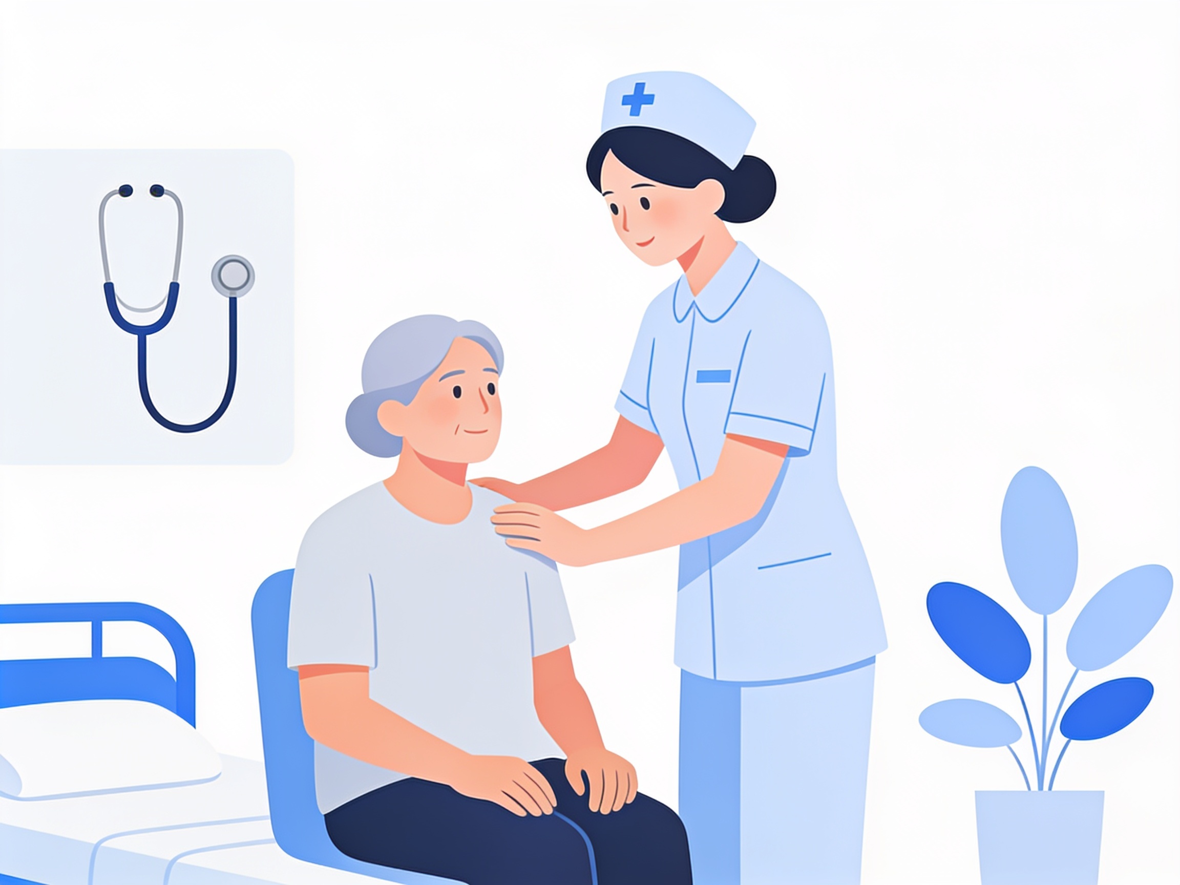 Nursing Care — AI illustration
