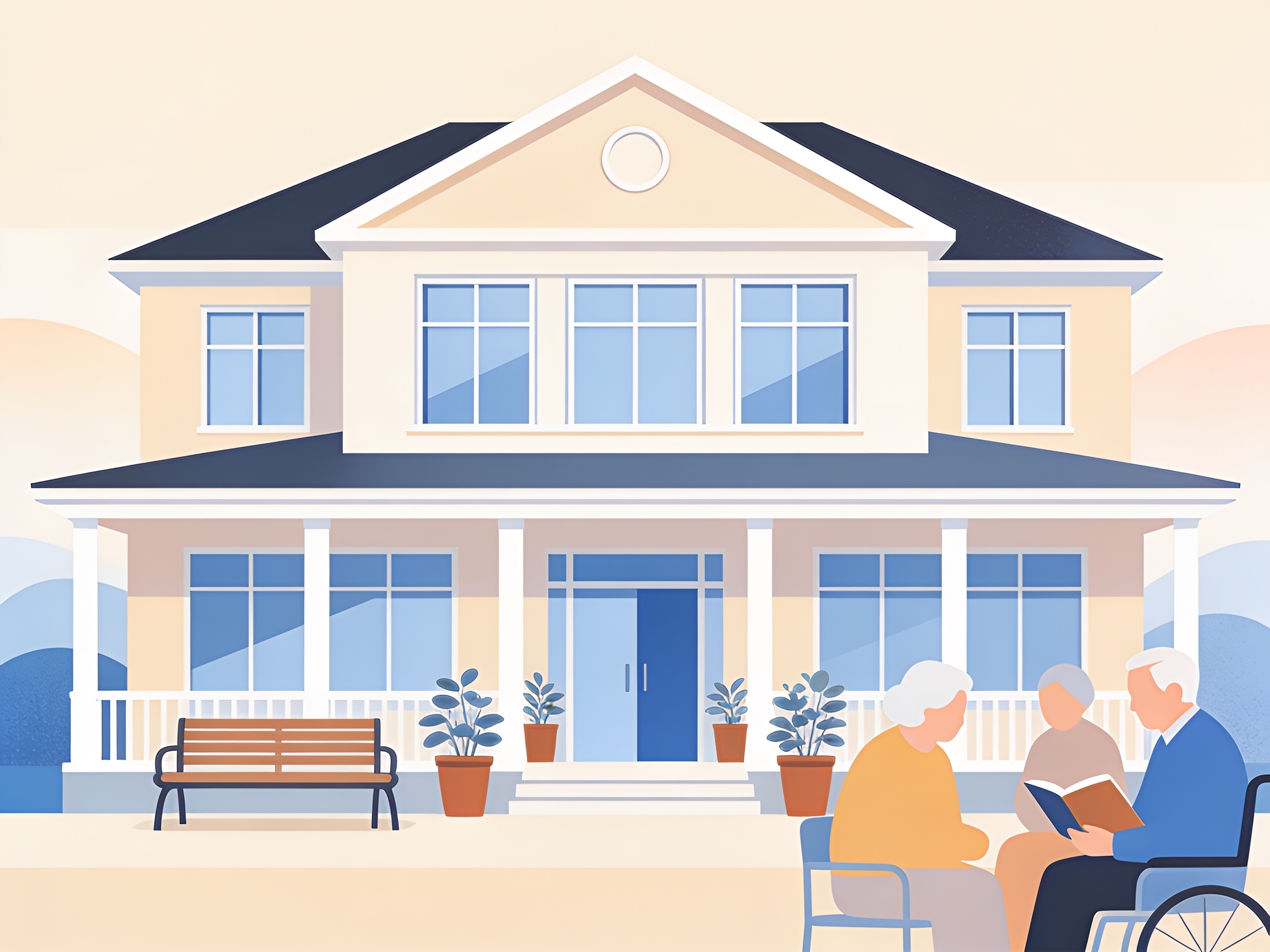 Residential Care — AI illustration