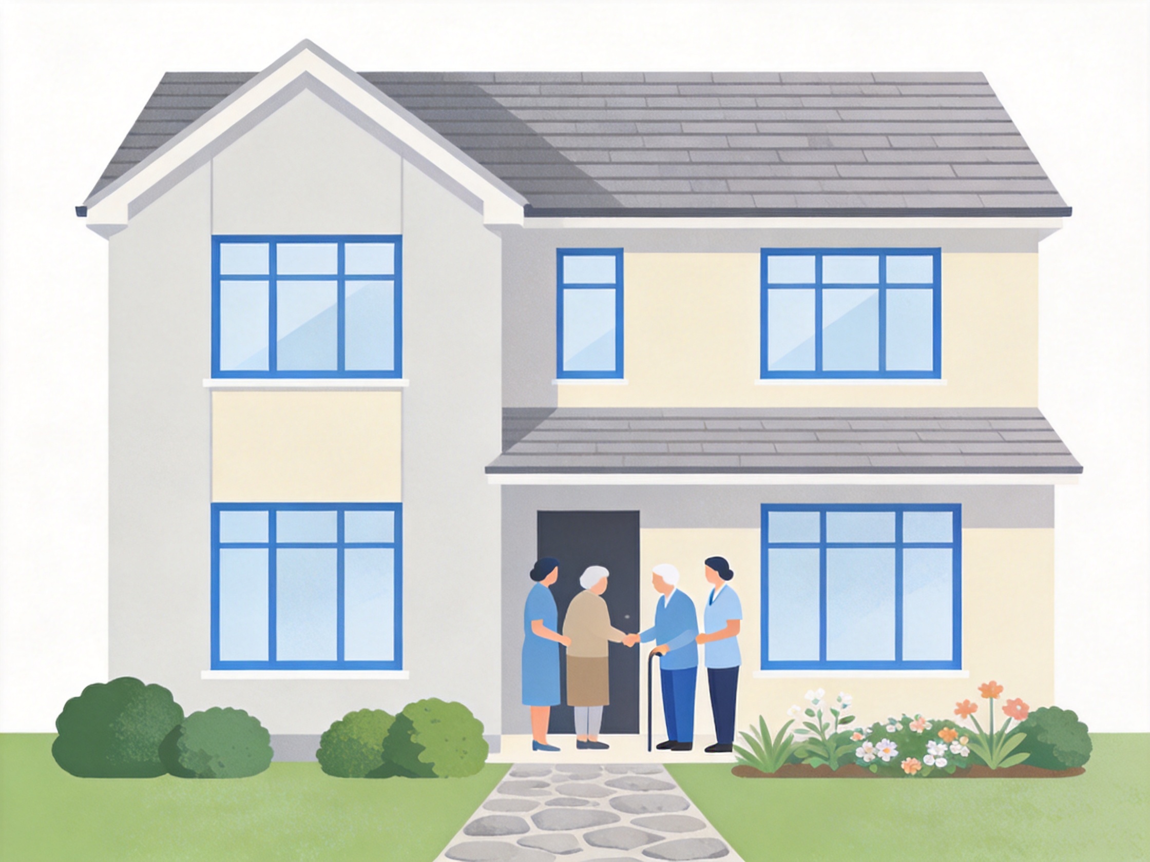 Residential Care — AI illustration