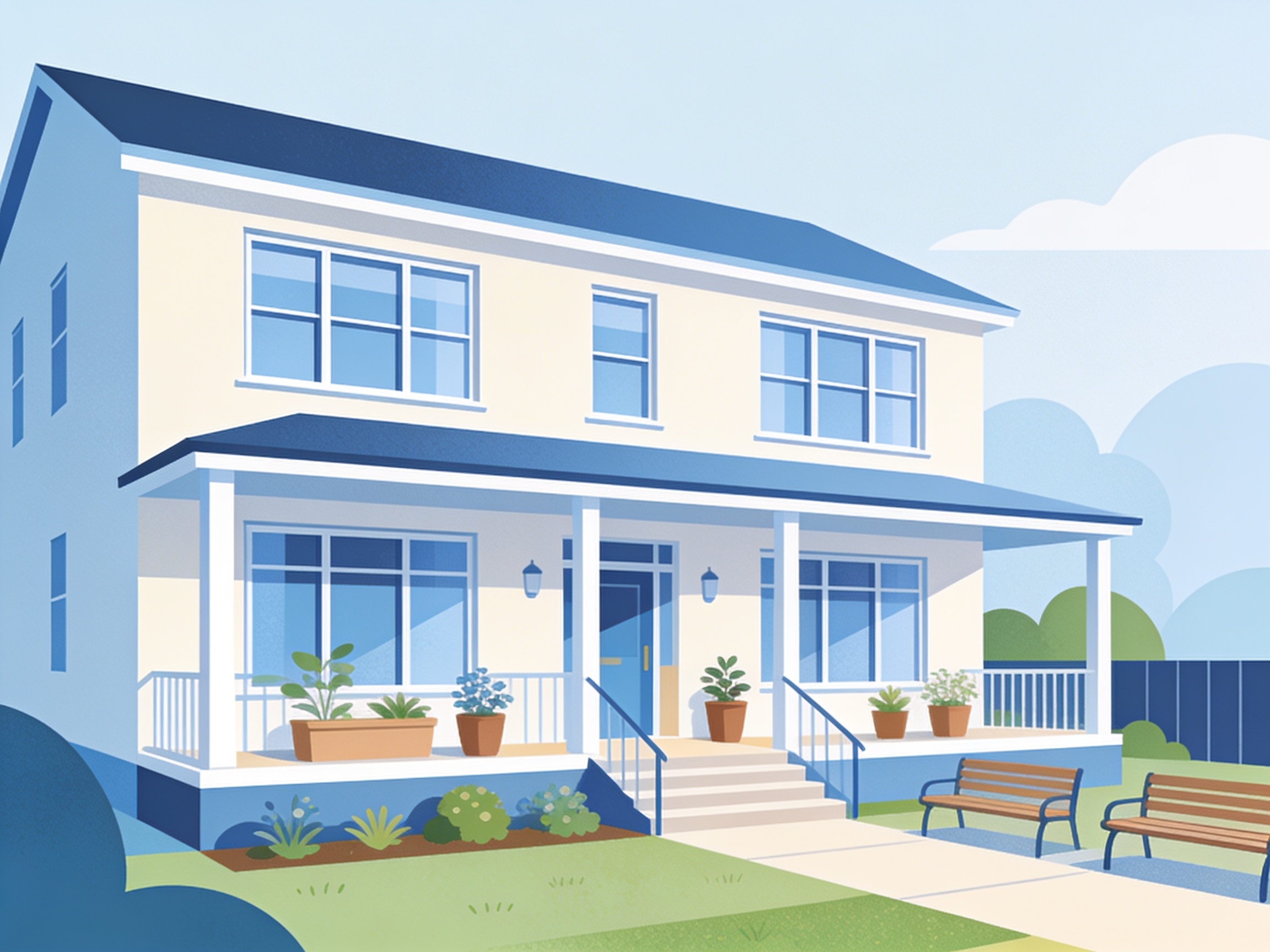 Residential Care — AI illustration