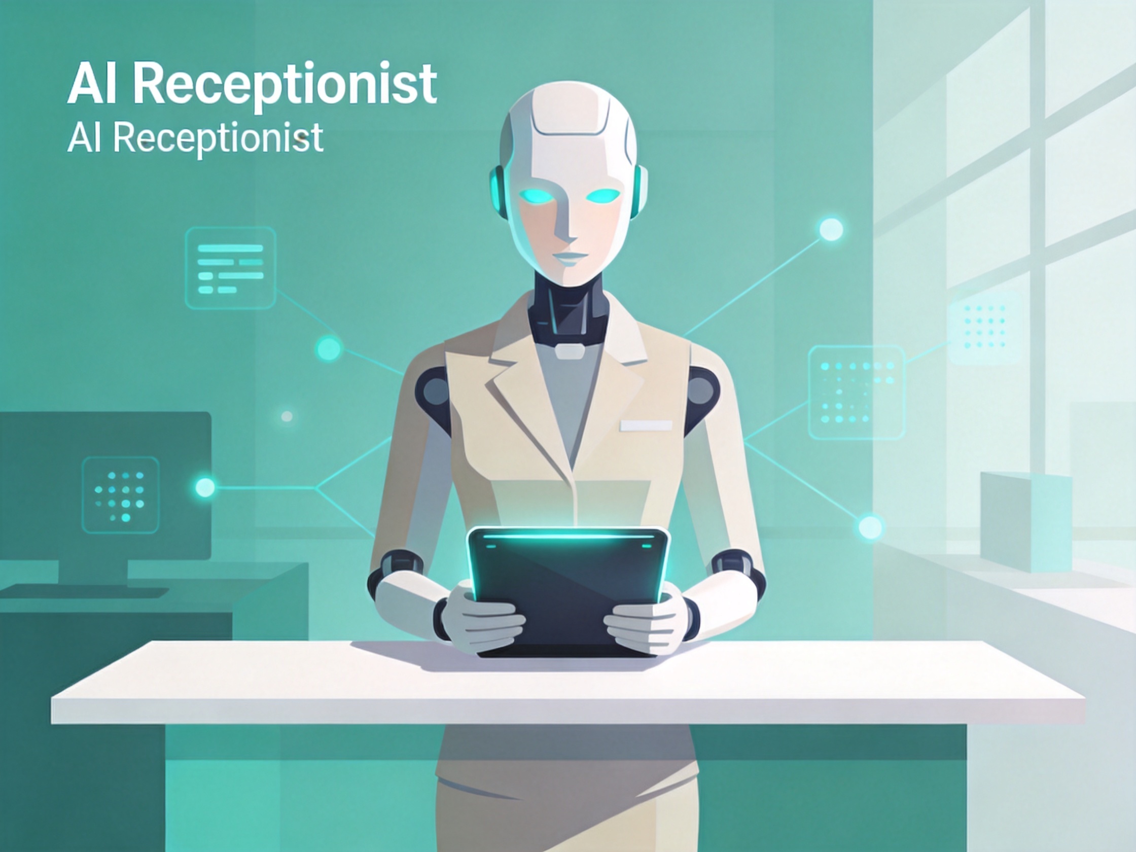 AI Receptionist — AI illustration