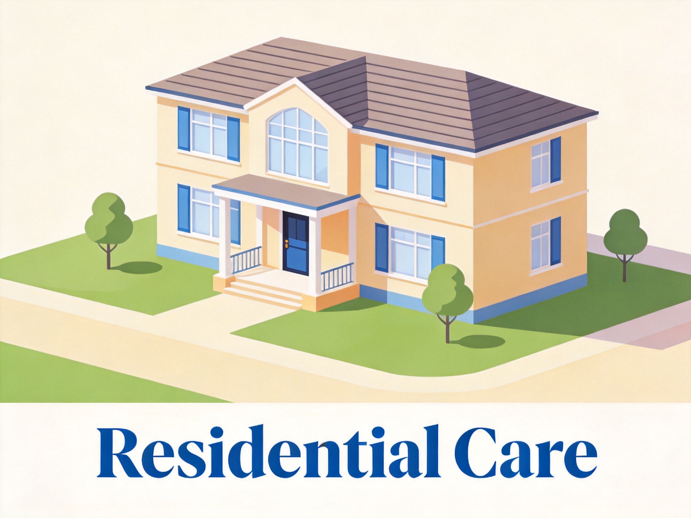 Residential Care — AI illustration