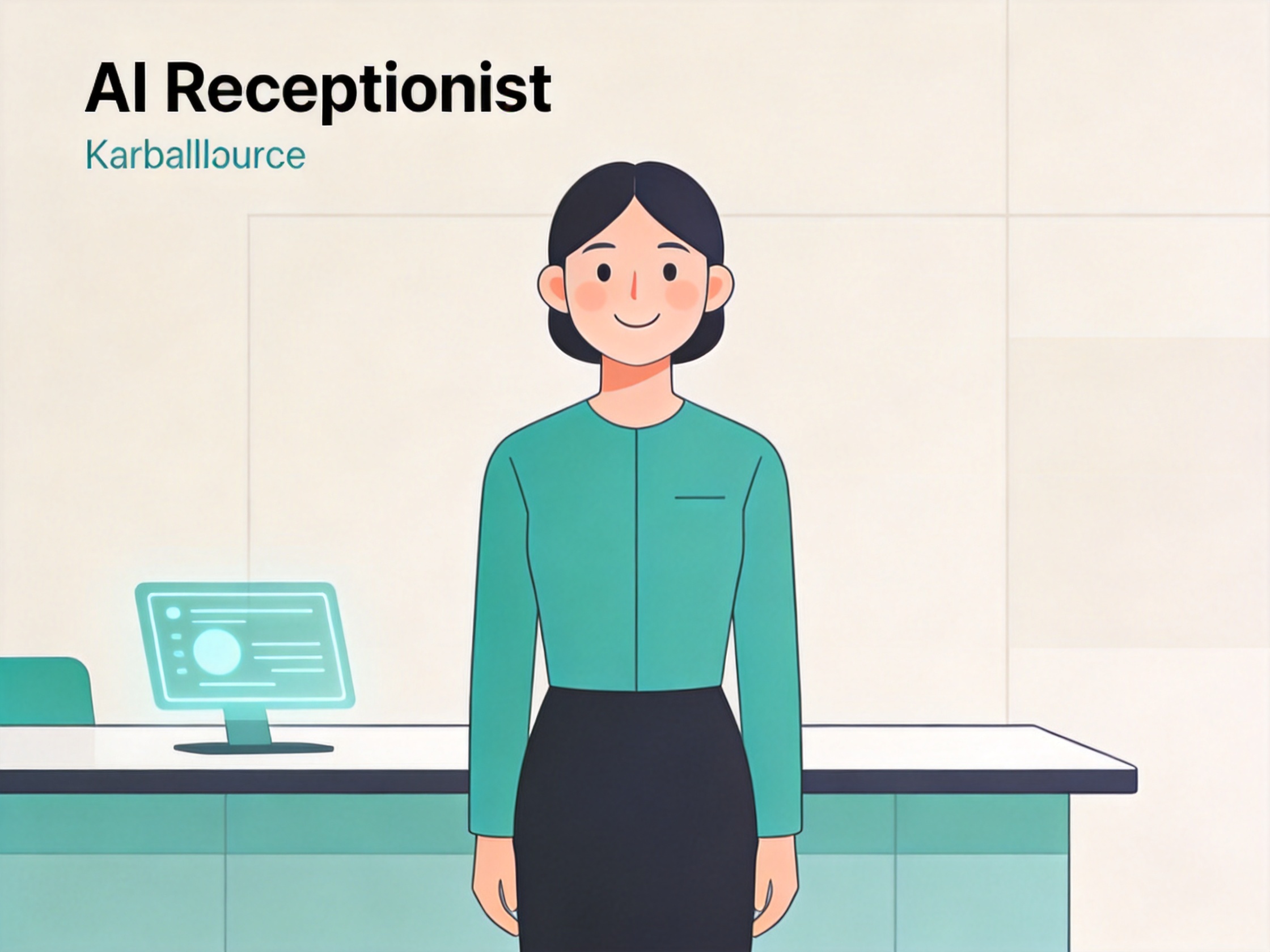 AI Receptionist — AI illustration