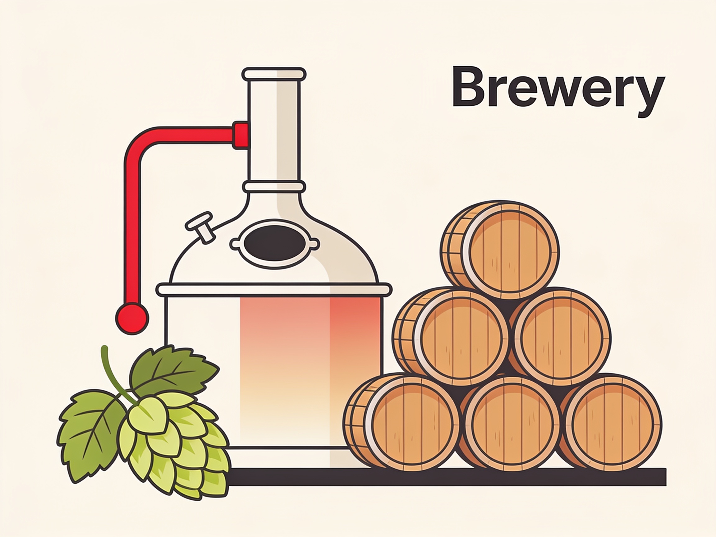 Brewery — AI illustration