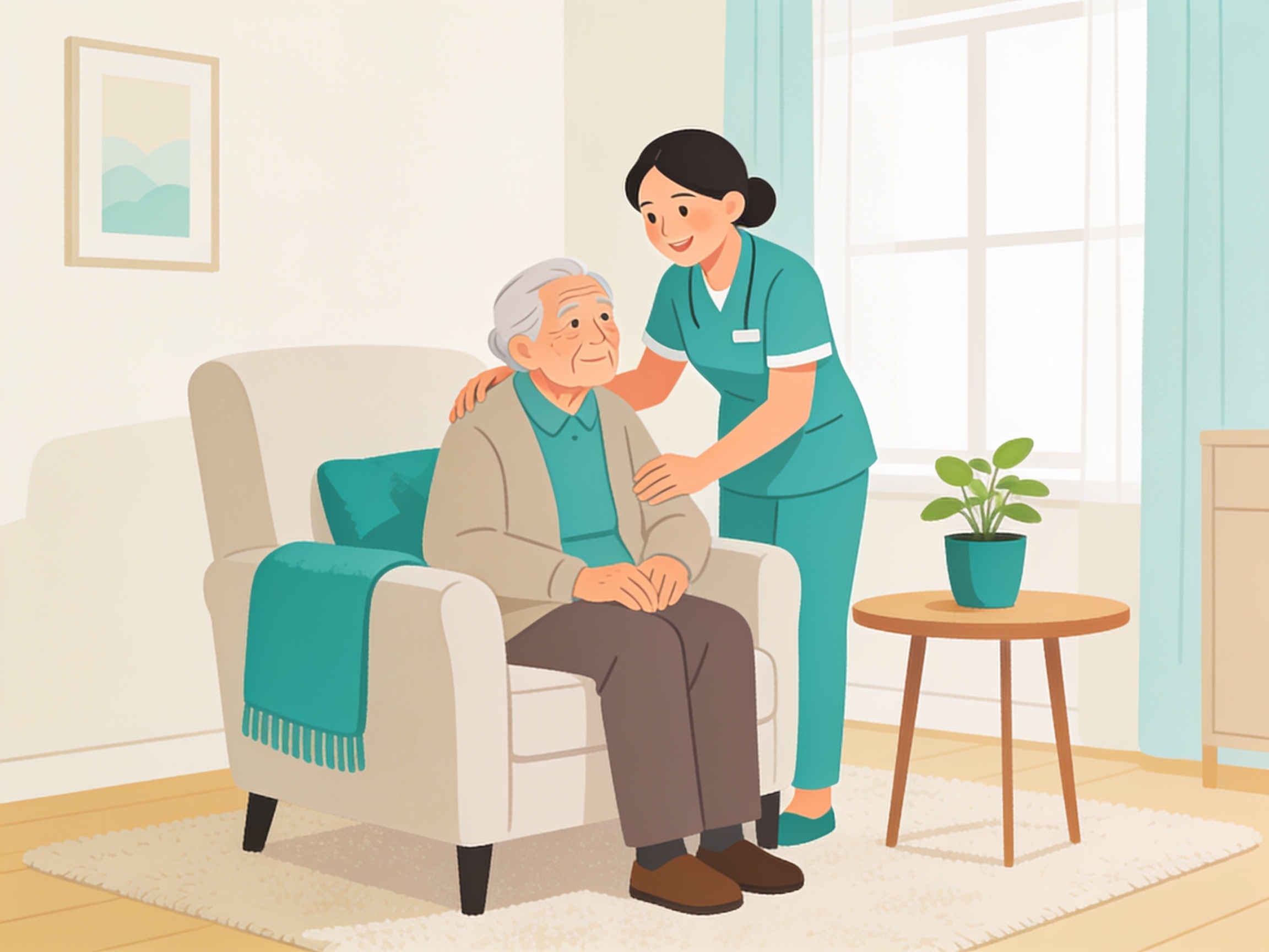 Residential Care — AI illustration
