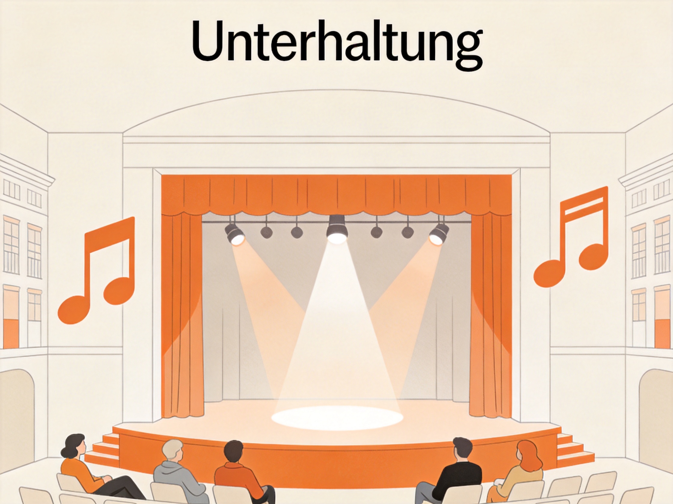 Unterhaltung — AI illustration
