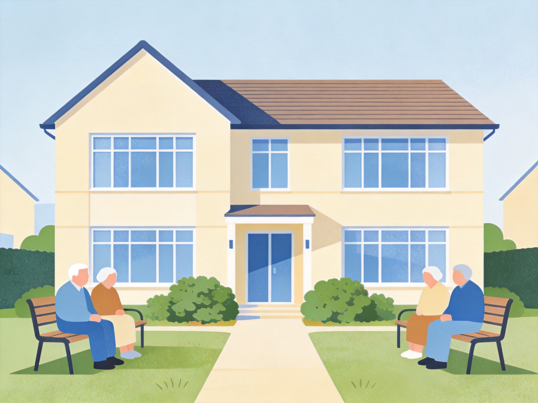 Residential Care Home — AI illustration