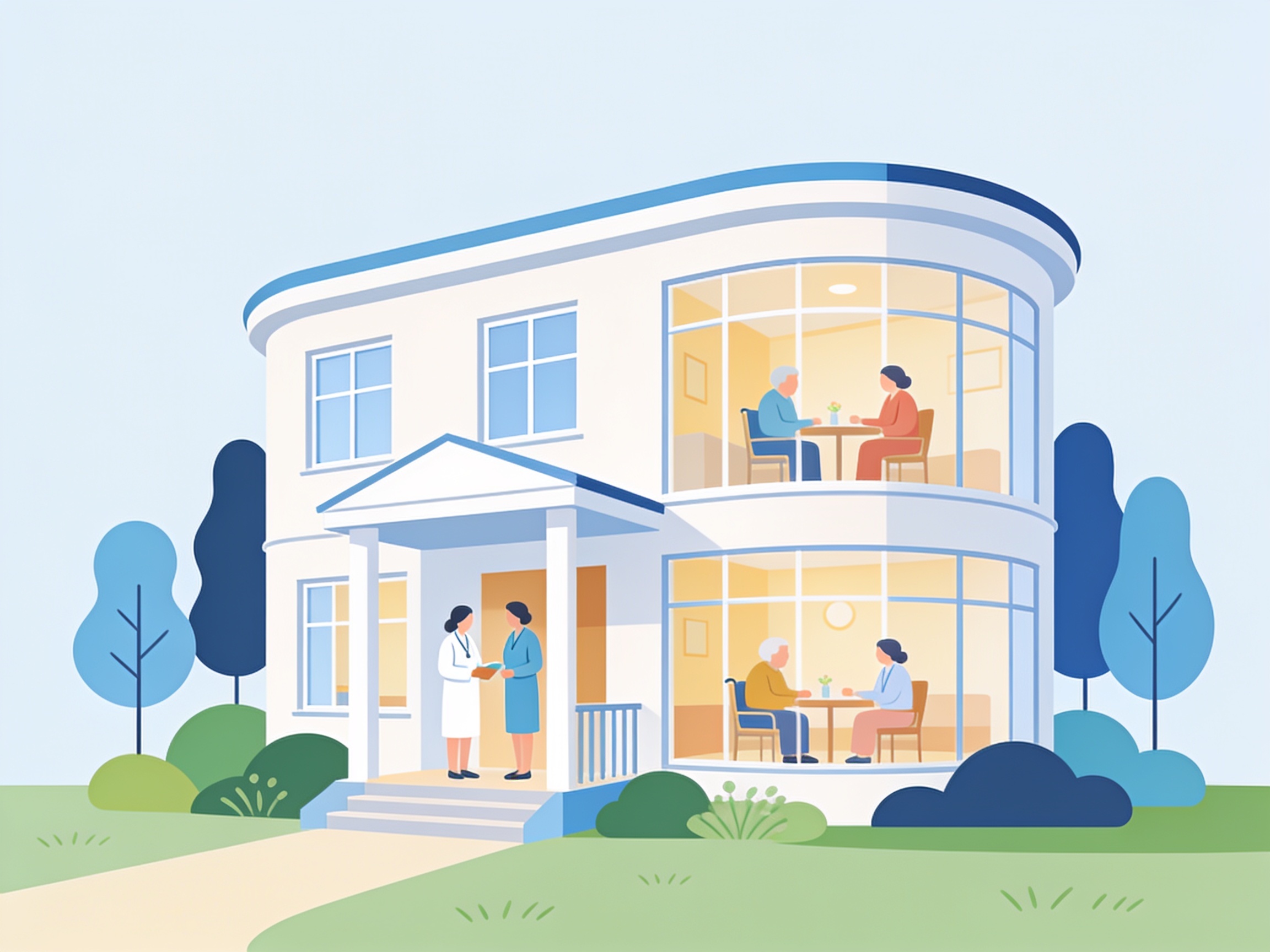 Residential Care — AI illustration