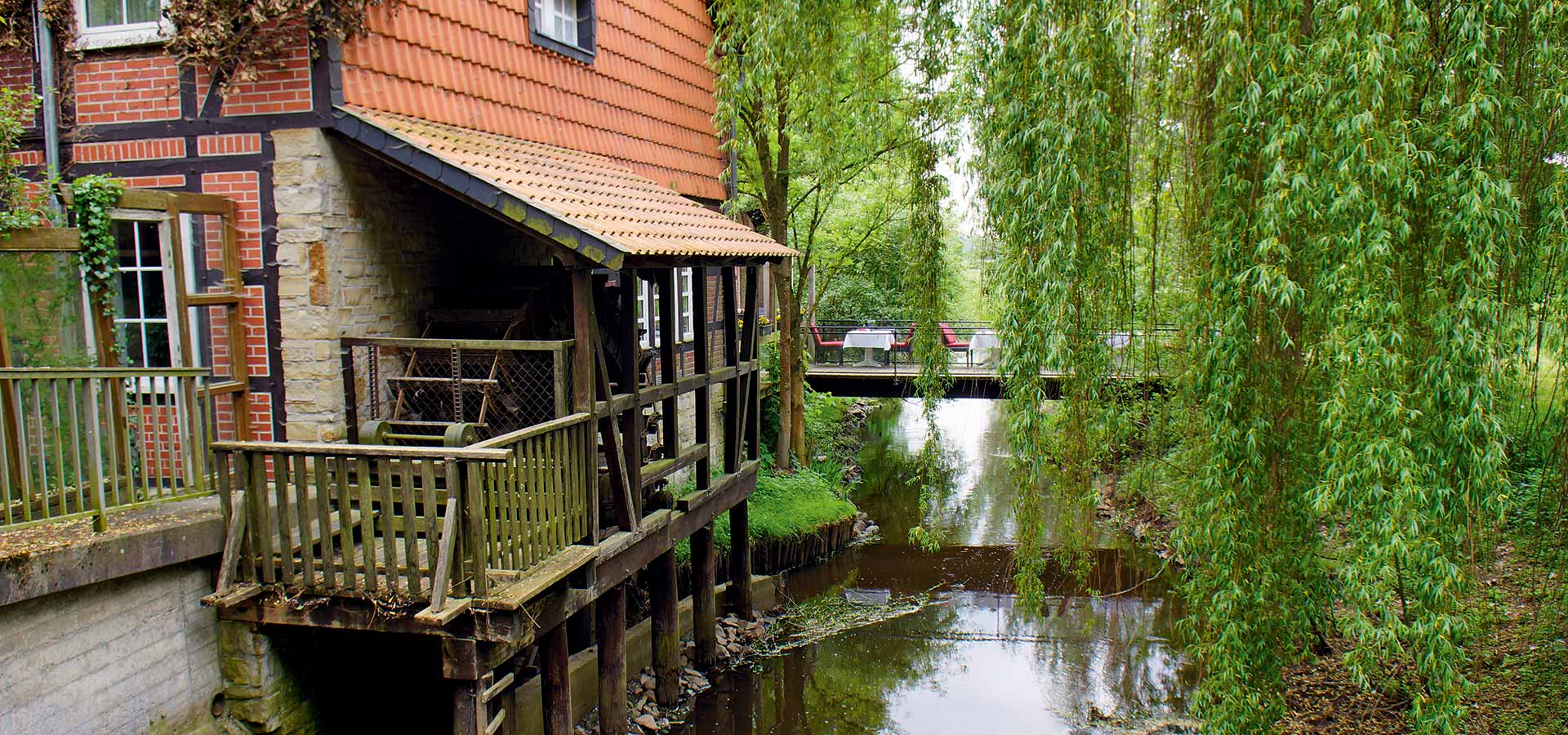 Hotel &amp; Restaurant Brackstedter Mühle Wolfsburg - Blick auf die Kleine Aller