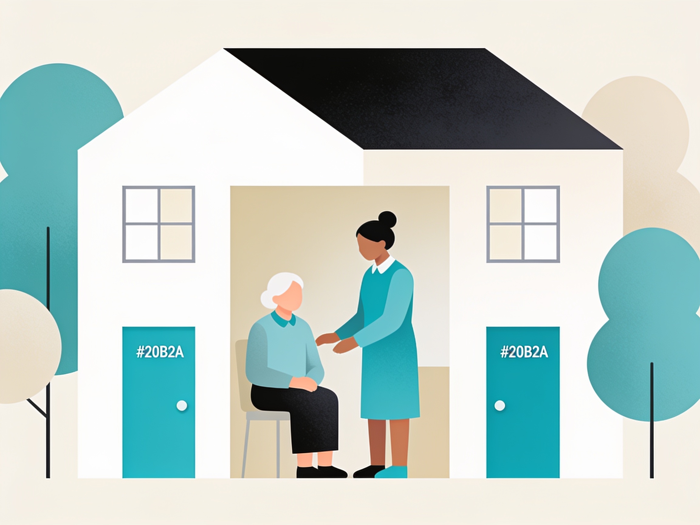 Residential Care — AI illustration