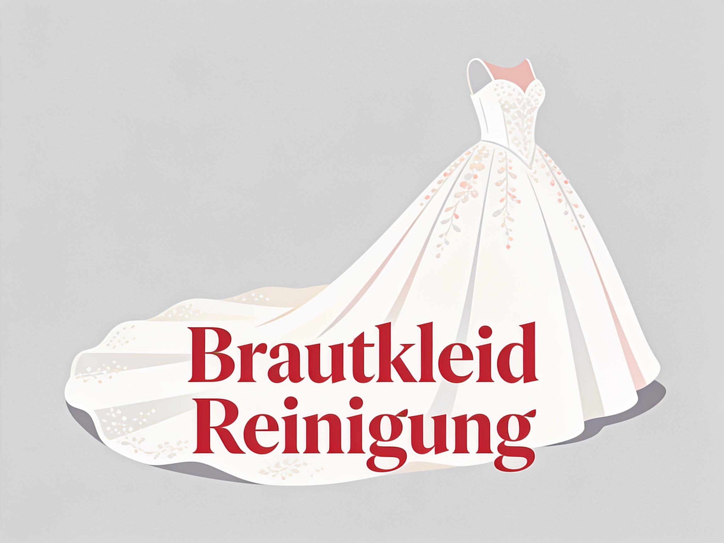 Brautkleid Reinigung — AI illustration