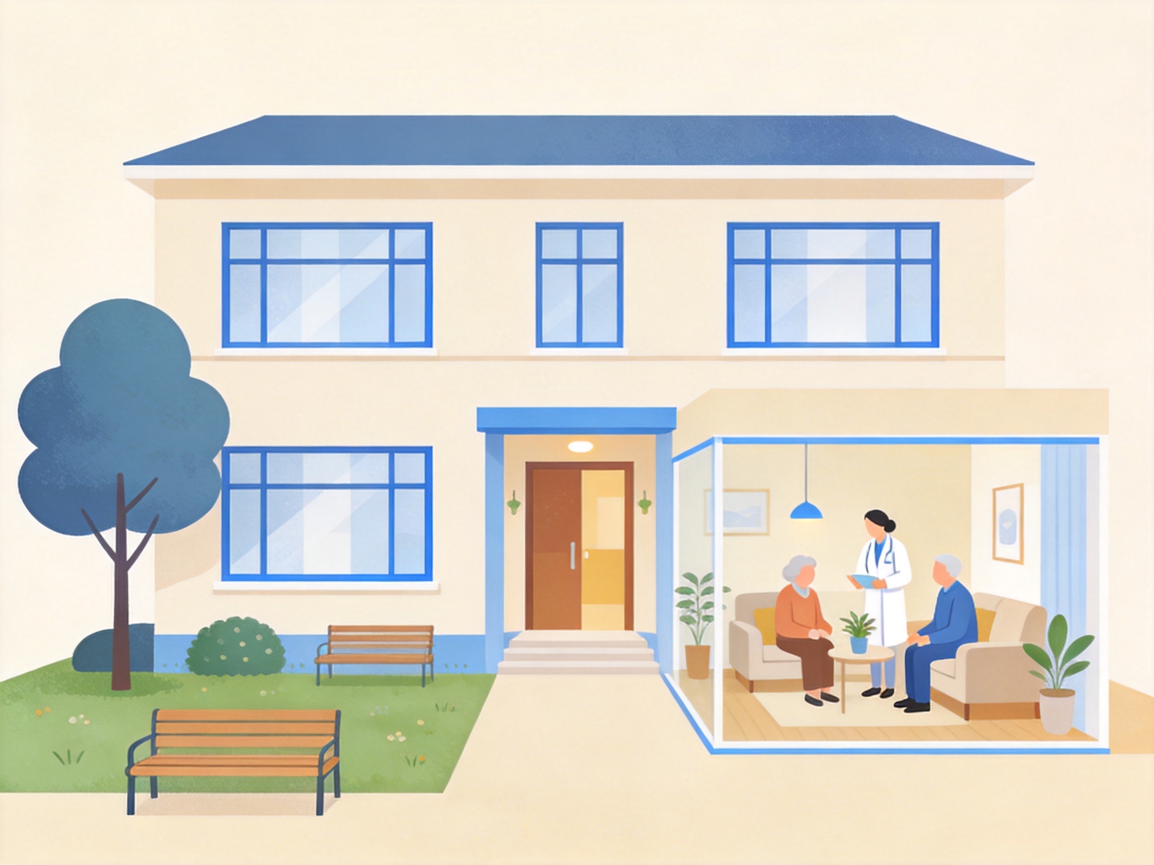 Residential Care — AI illustration