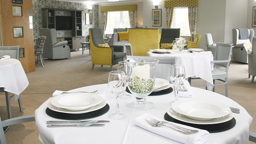 Heartlands Care Home dining