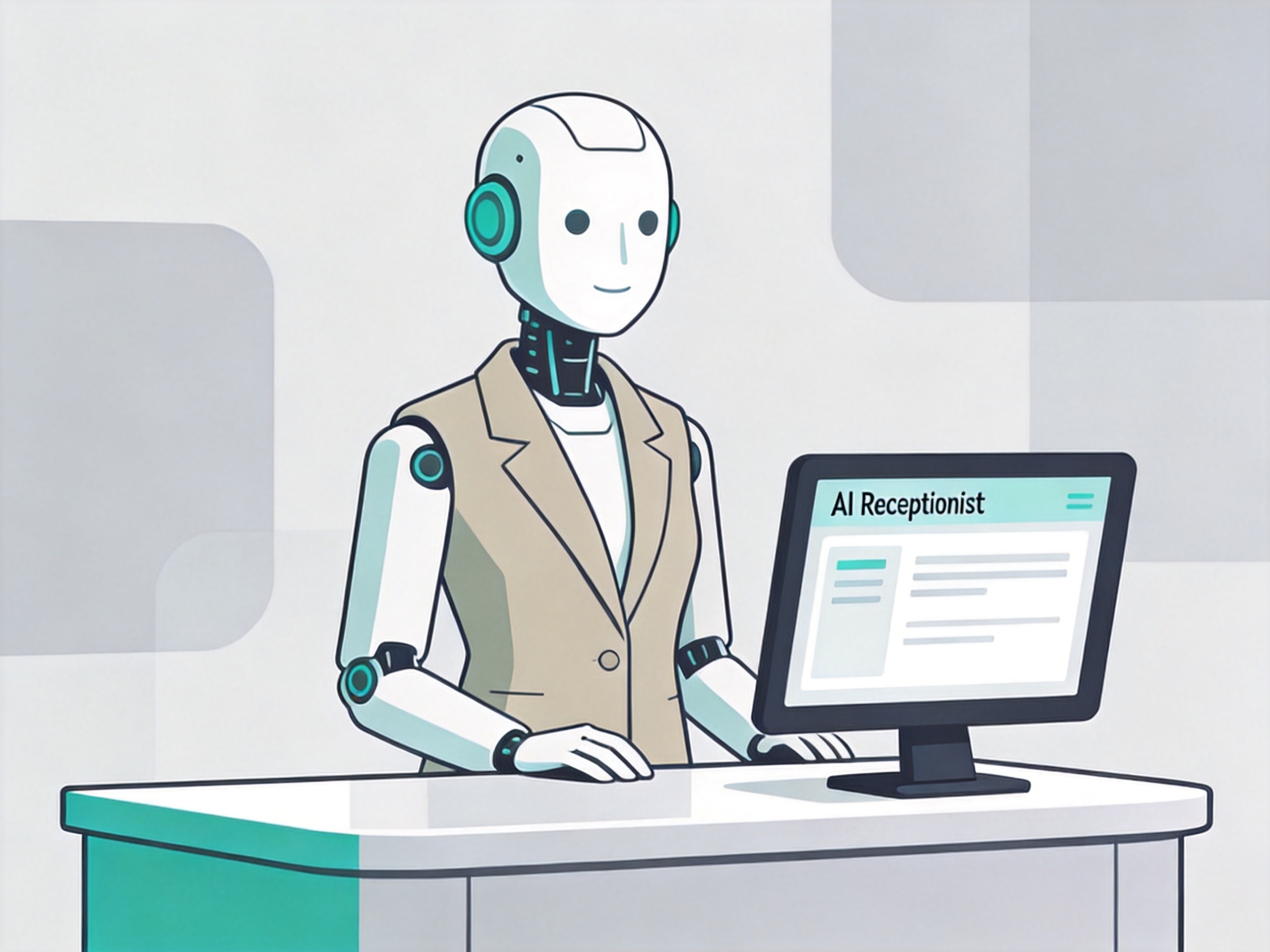 AI Receptionist — AI illustration