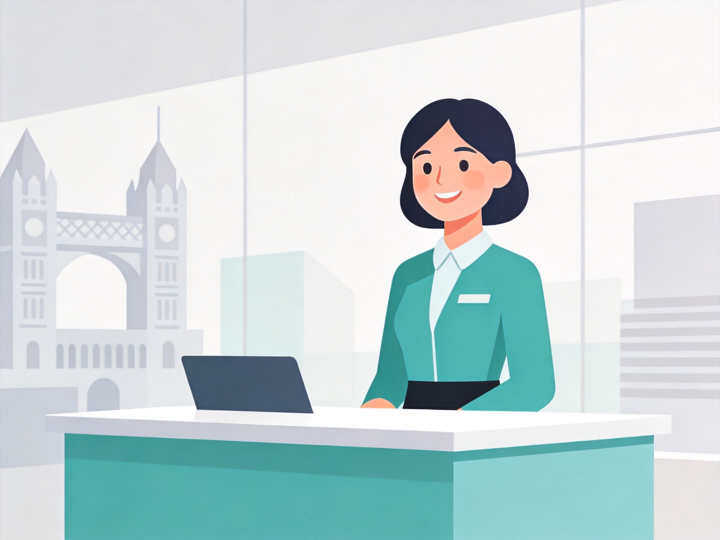 AI Receptionist — AI illustration