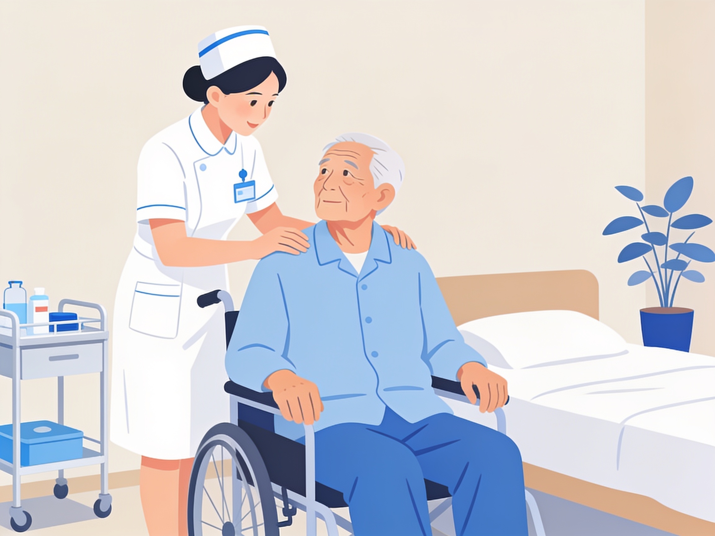 Nursing Care — AI illustration