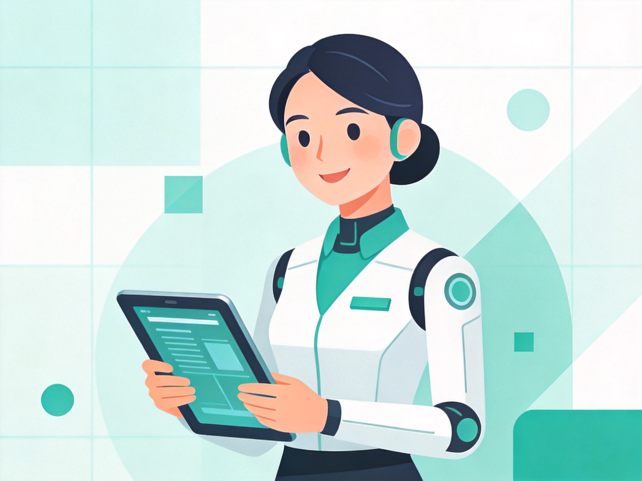 AI Receptionist — AI illustration