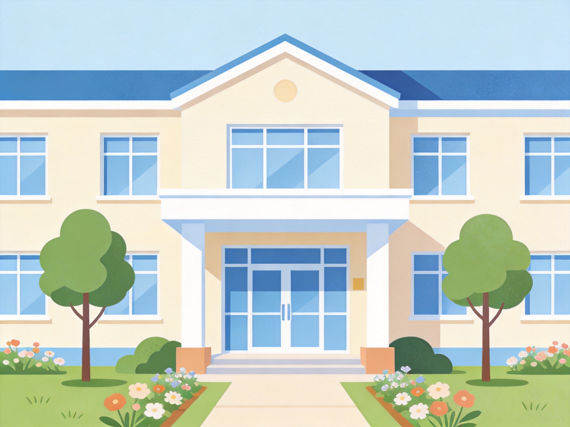 Residential Care Home — AI illustration