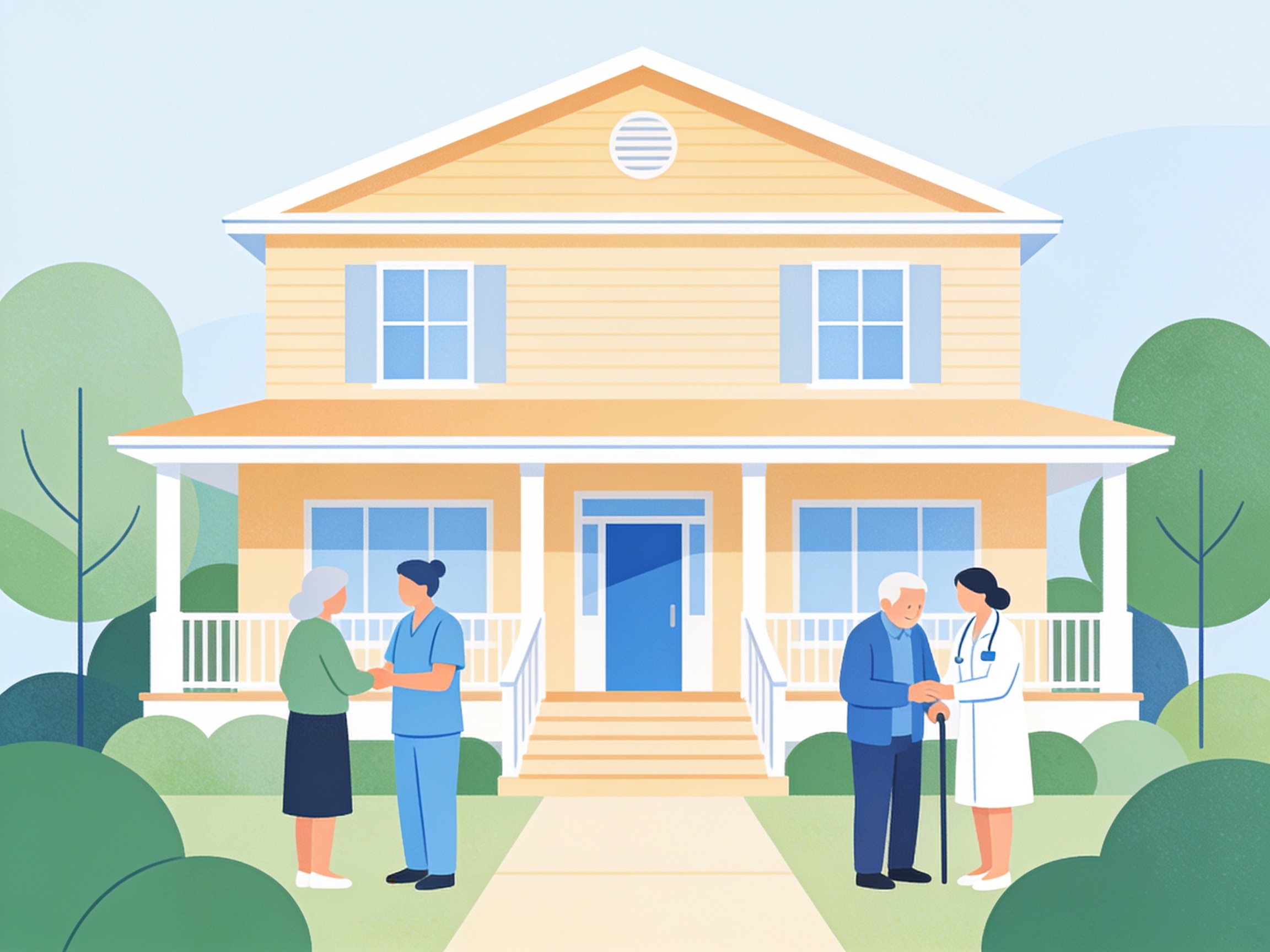 Residential Care — AI illustration