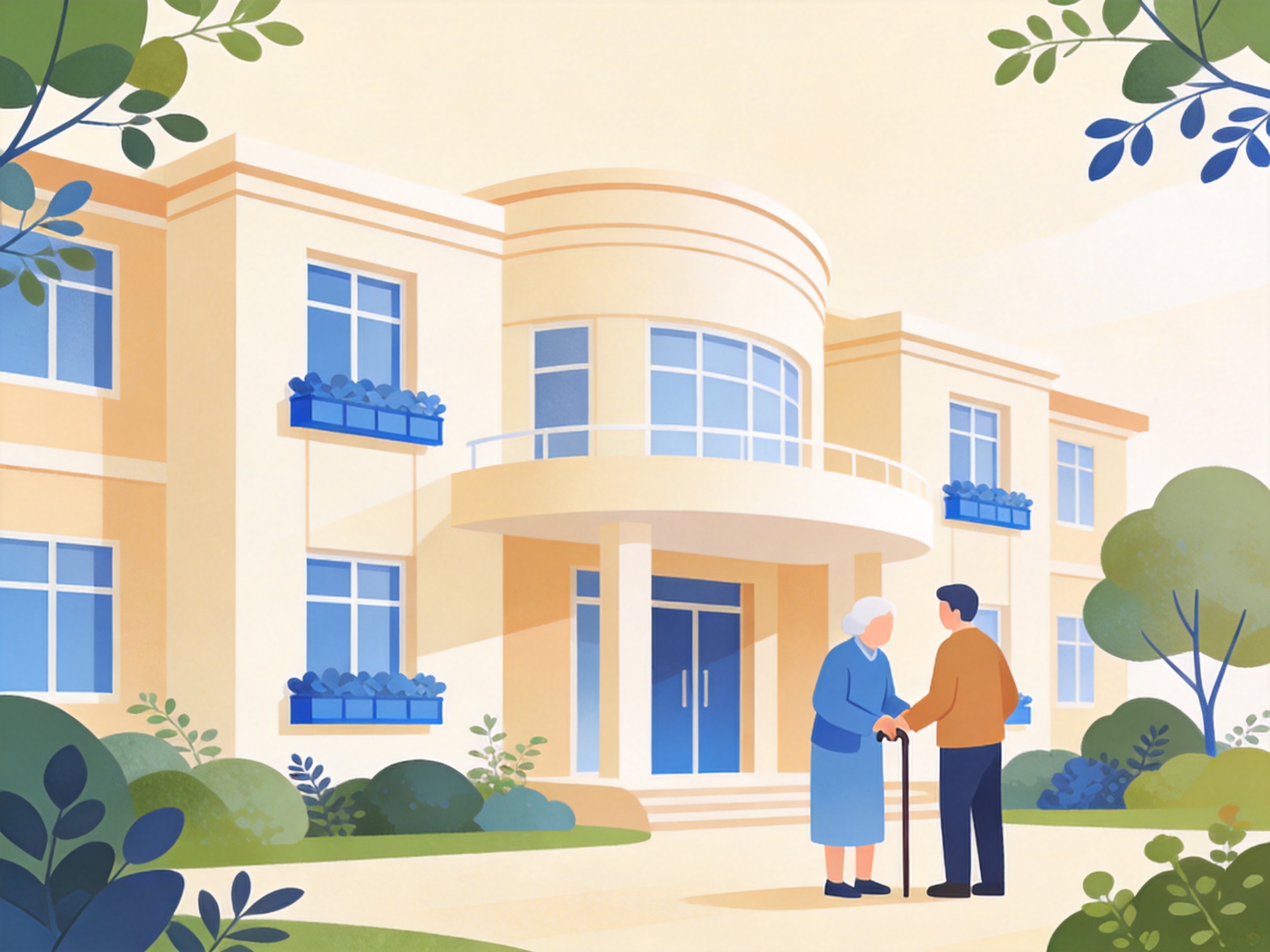 Residential Care — AI illustration