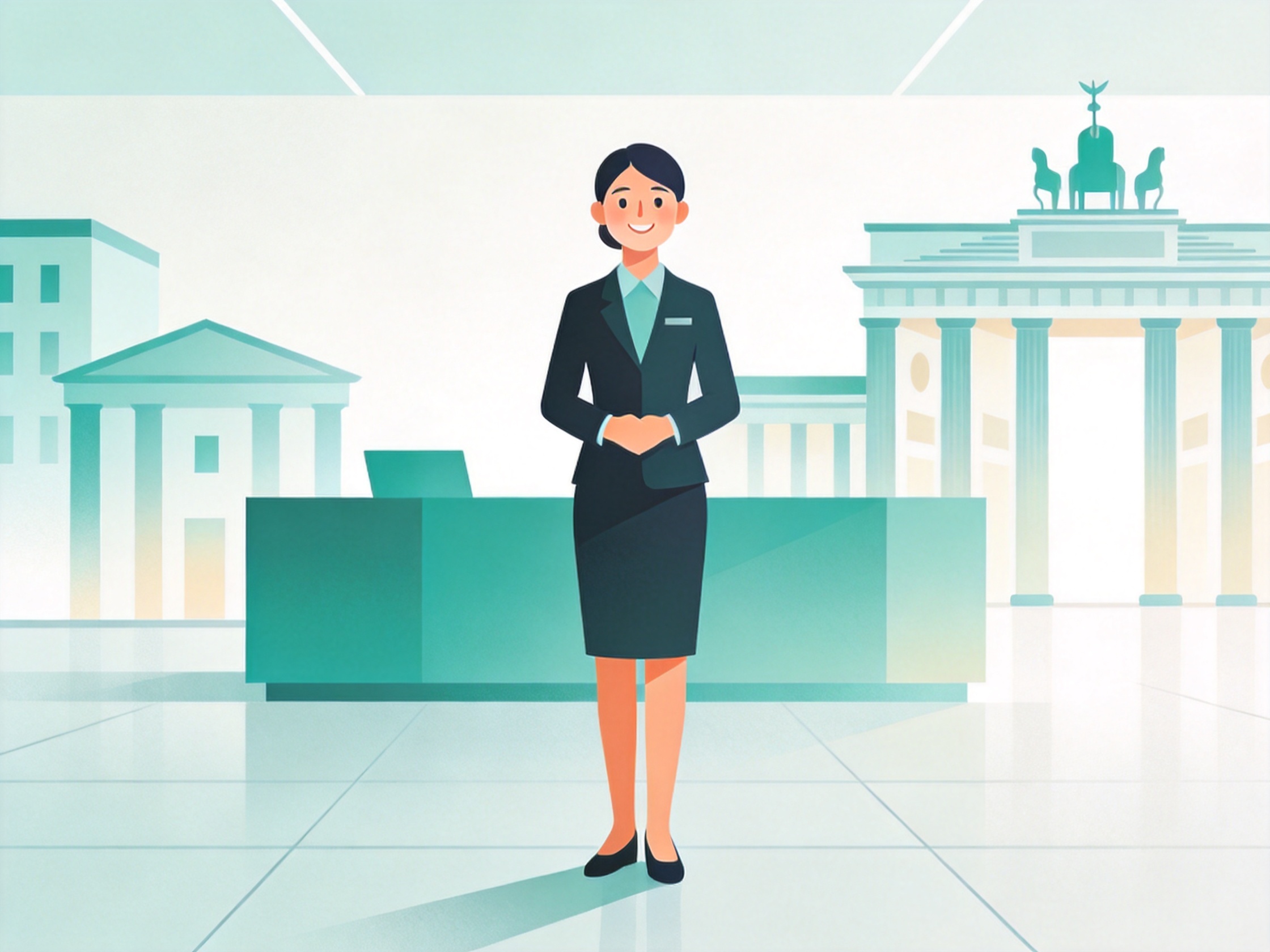 AI Receptionist — AI illustration