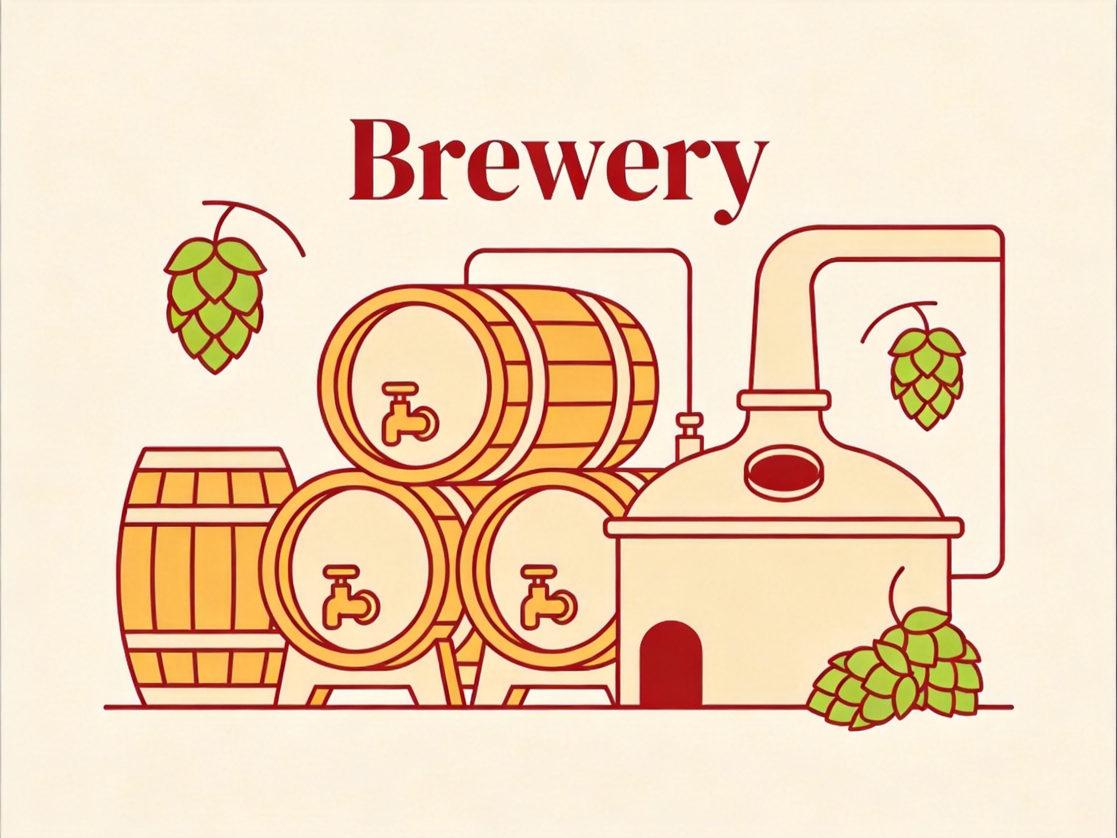 Brewery — AI illustration