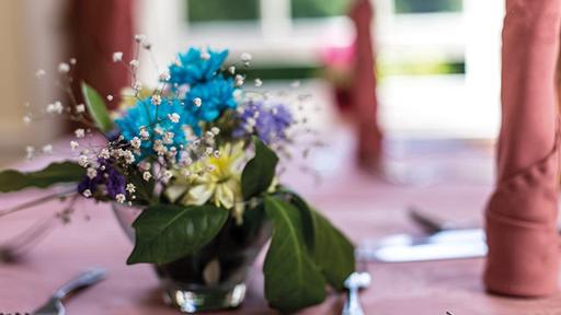 Dining room in nursing home