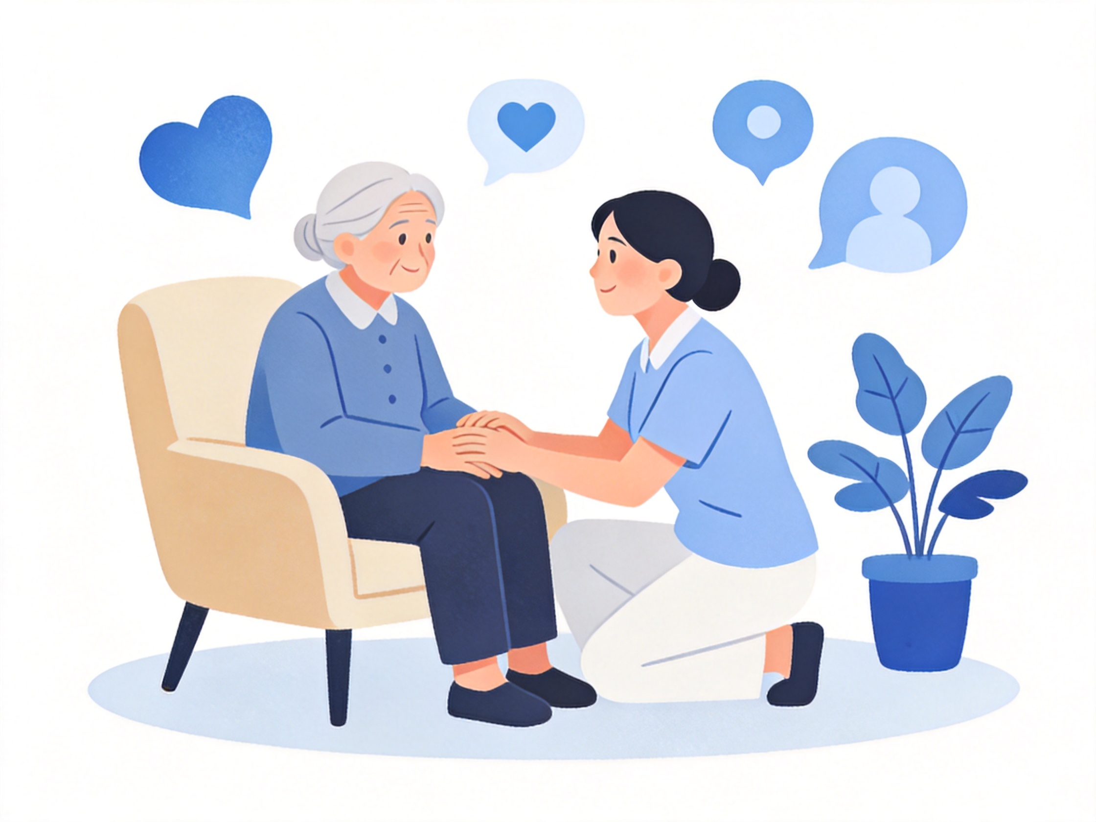 Dementia Care — AI illustration