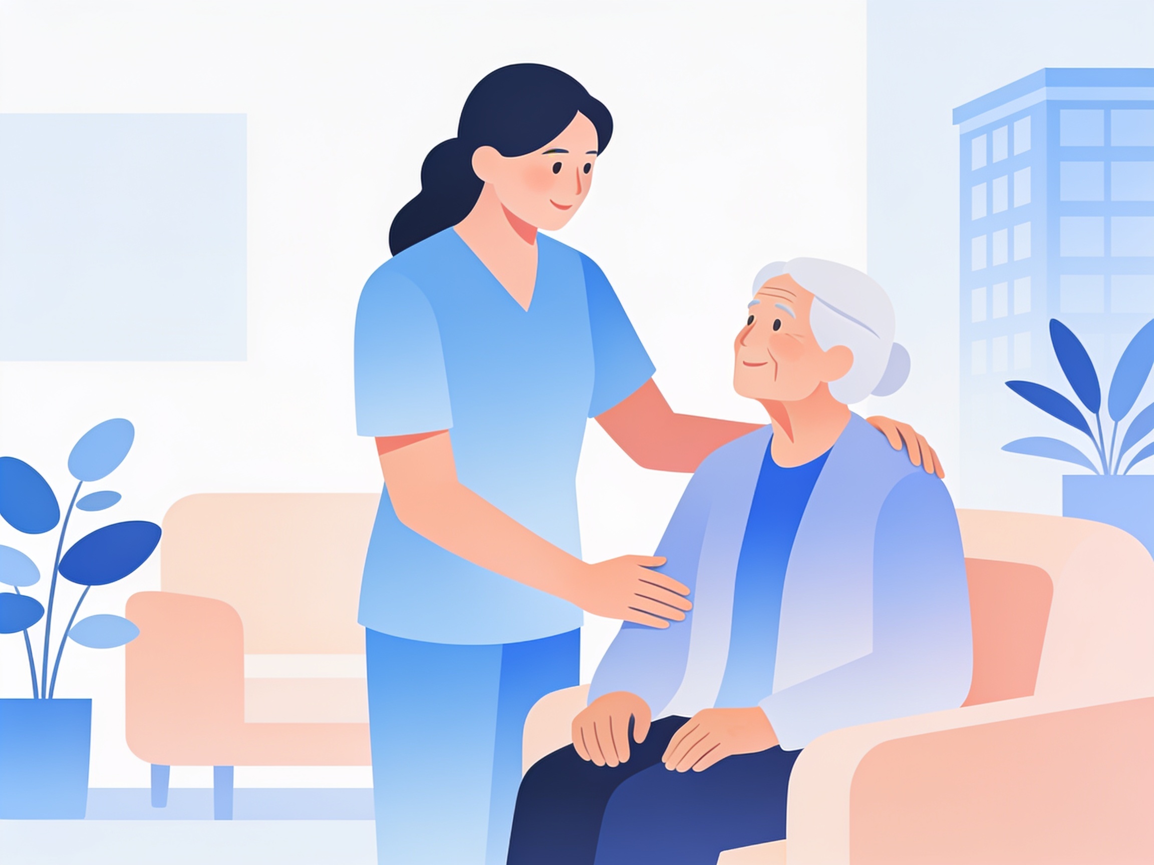 Dementia Care — AI illustration
