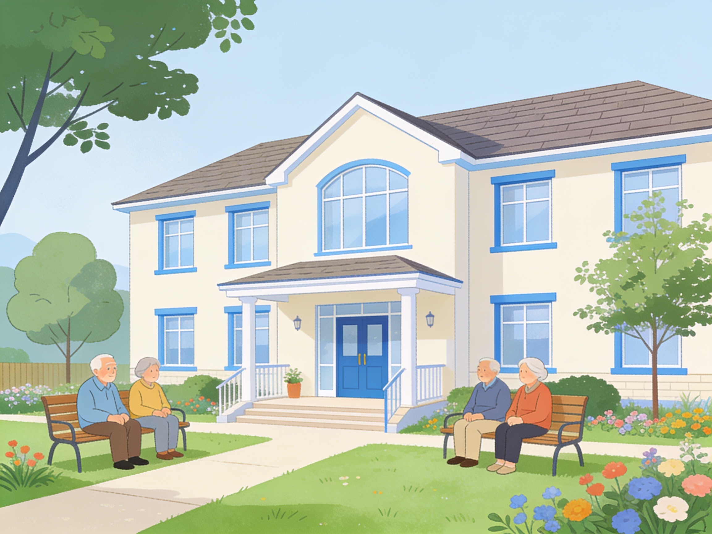 Care Home — AI illustration