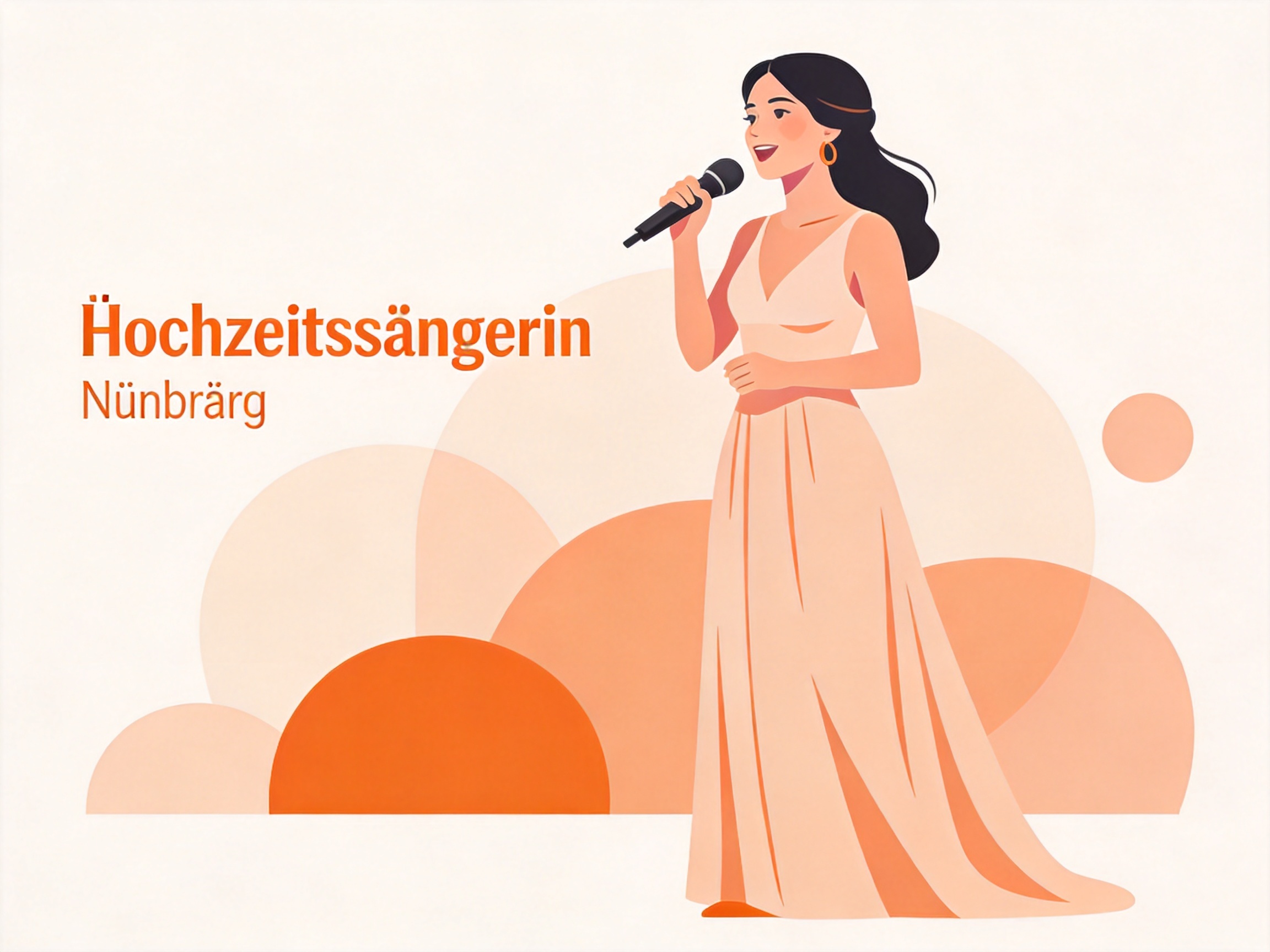 Hochzeitssängerin — AI illustration