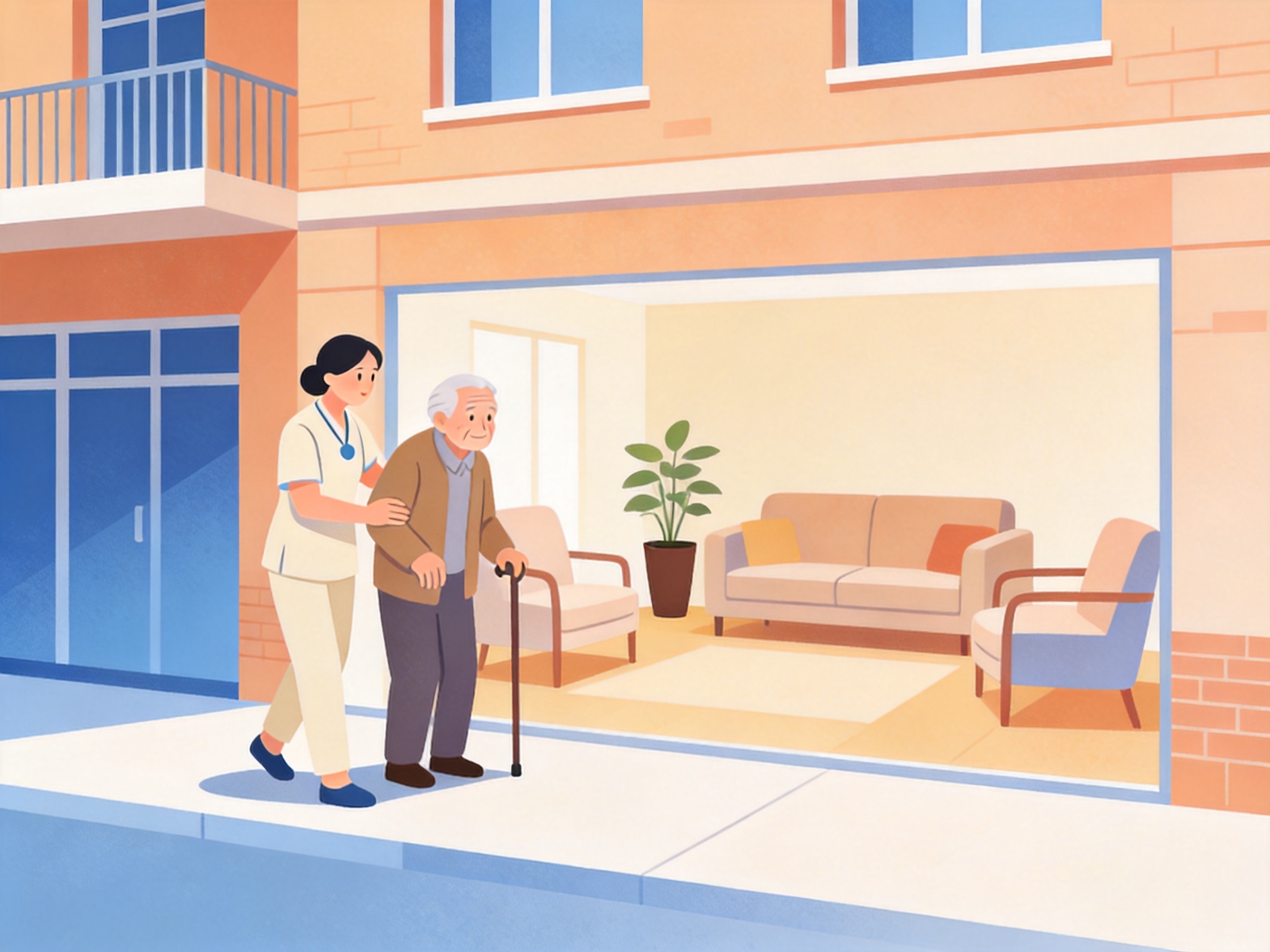 Residential Care — AI illustration
