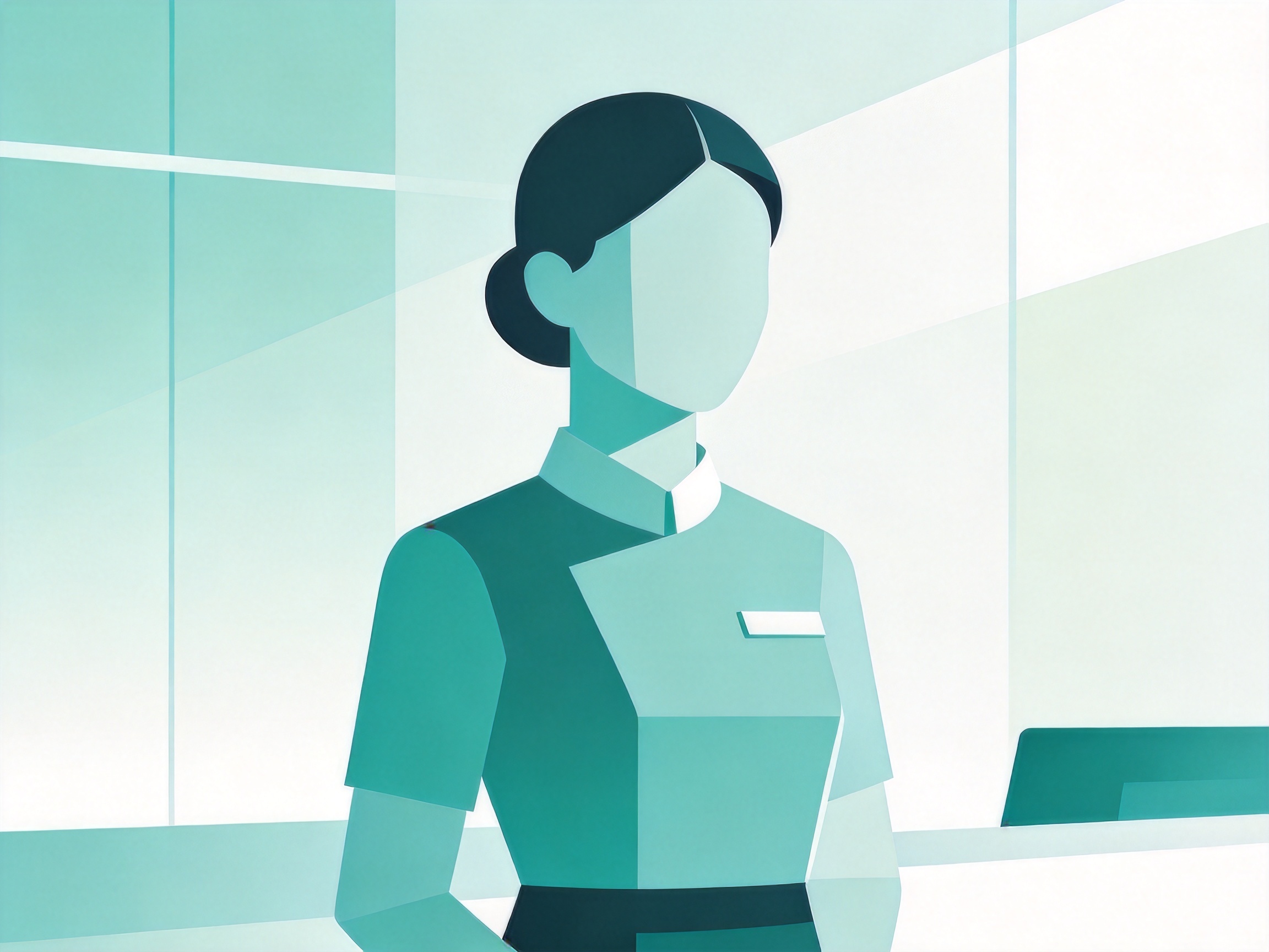 AI Receptionist — AI illustration